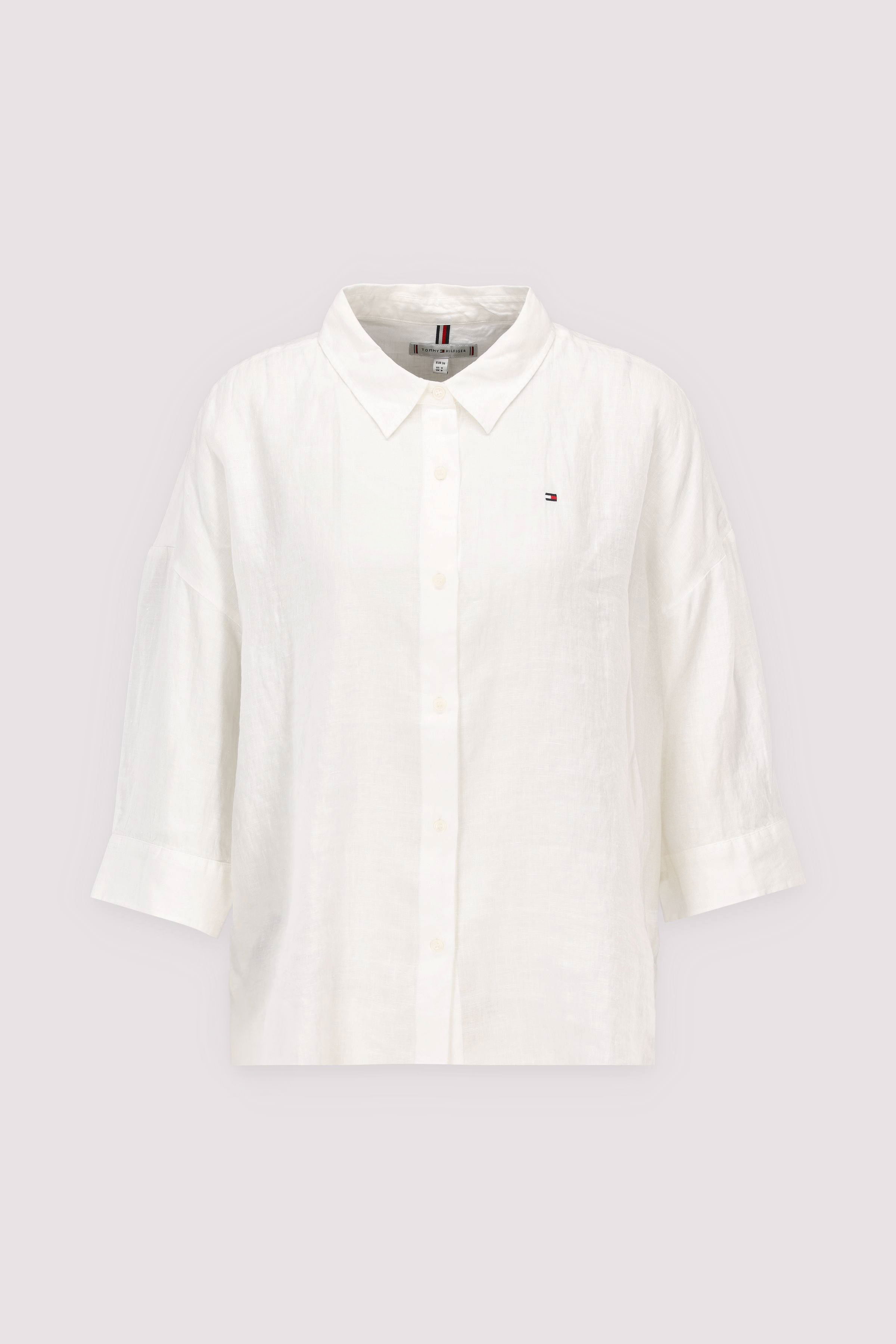 ESS LINEN LOOSE 3-4 SLEEVE SHI