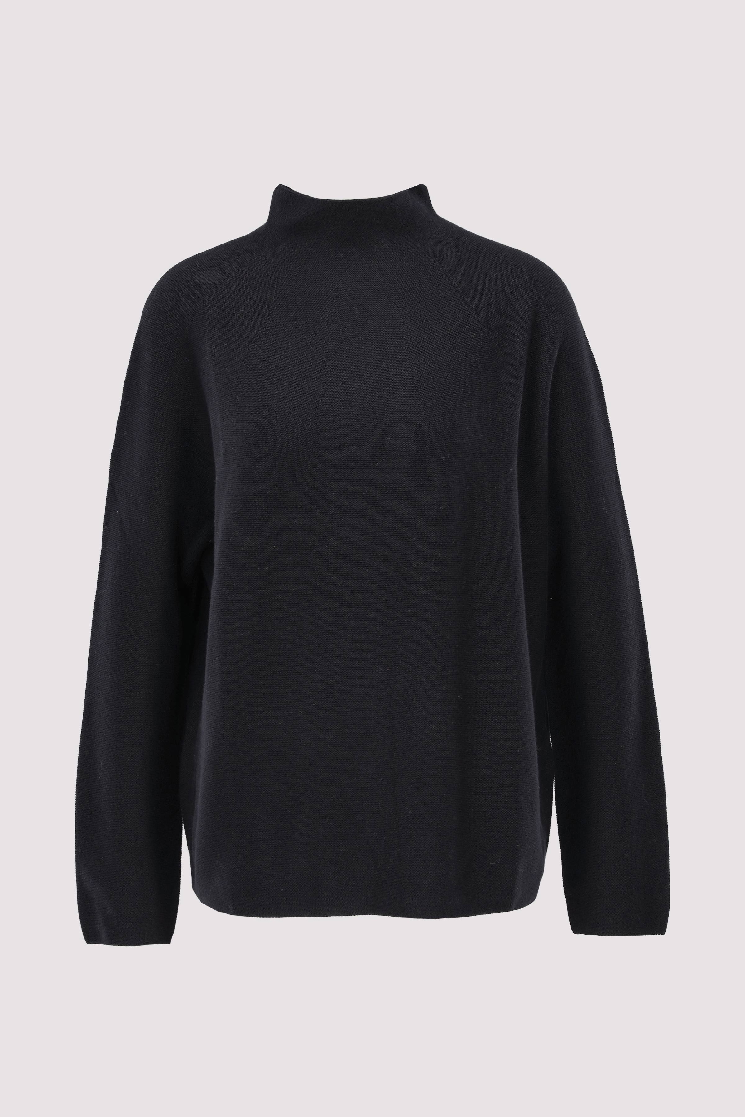 Pullover, longsleeve, stand-up
