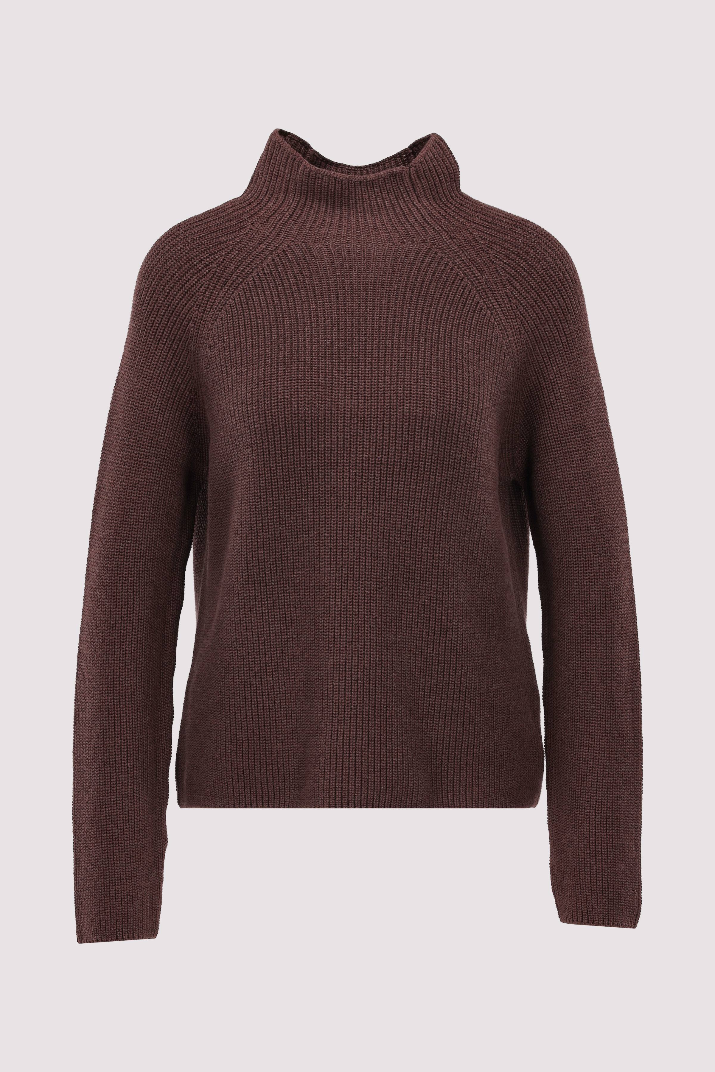 Pullover, longsleeve, stand-up