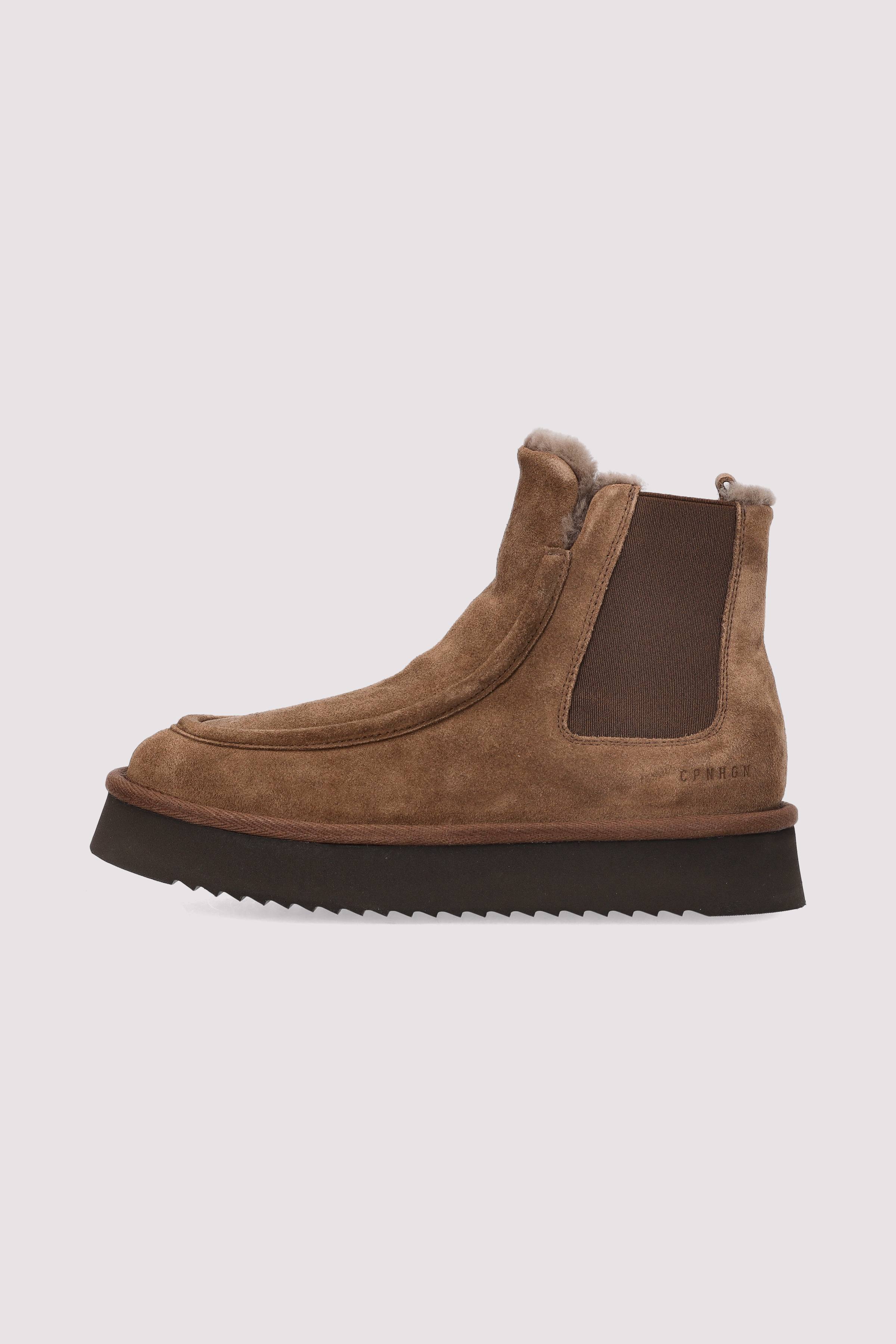 Copenhagen Damen-Boot Suede Mokka