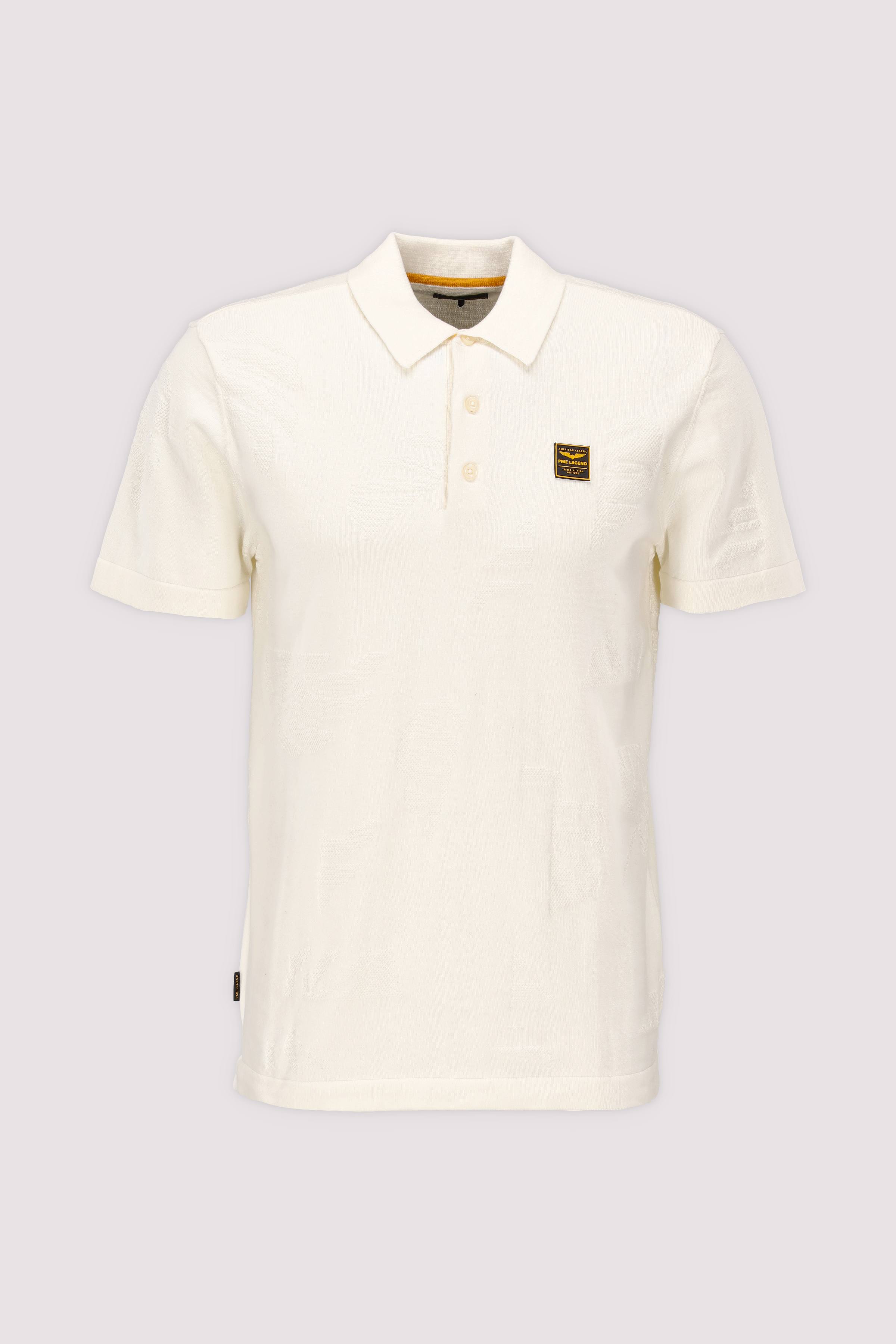 Short sleeve polo yarn dye kni