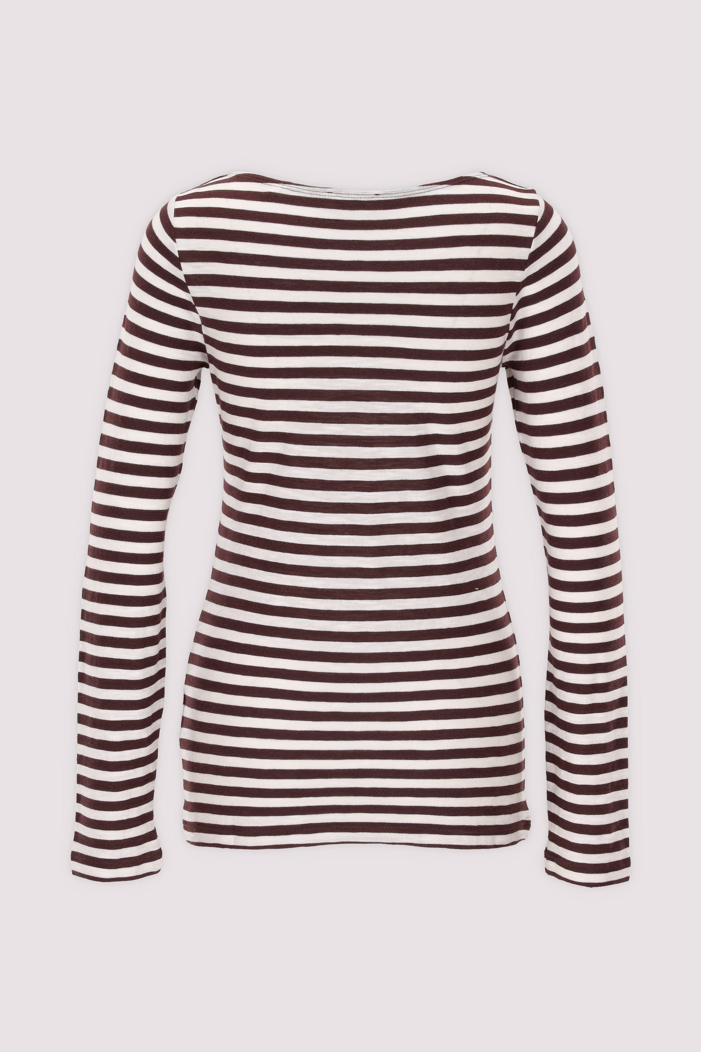 Marc O'Polo Kurzarm-T-Shirt Dunkelrot