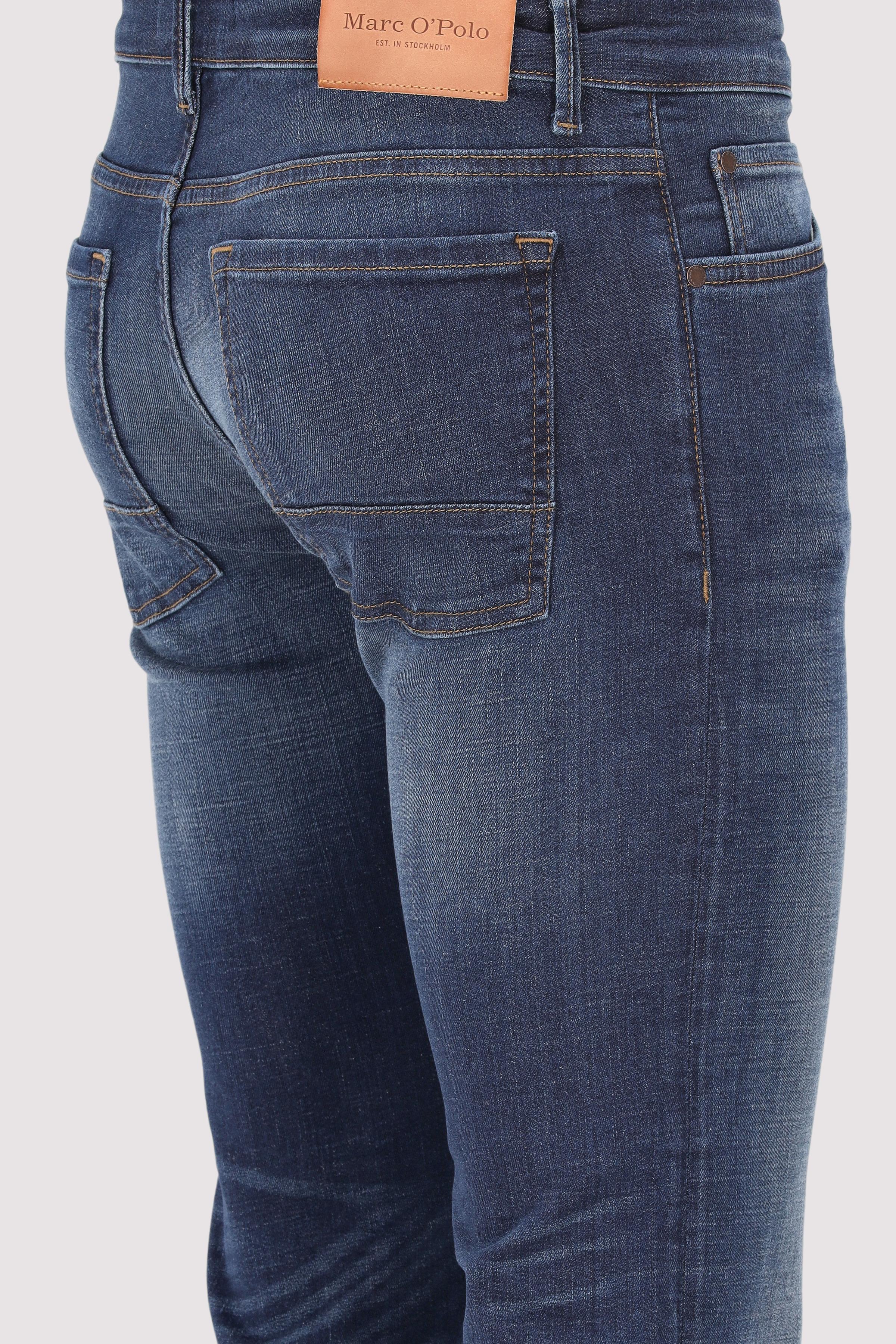 Marc O´Polo International - Denim trousers, shaped fit, sh