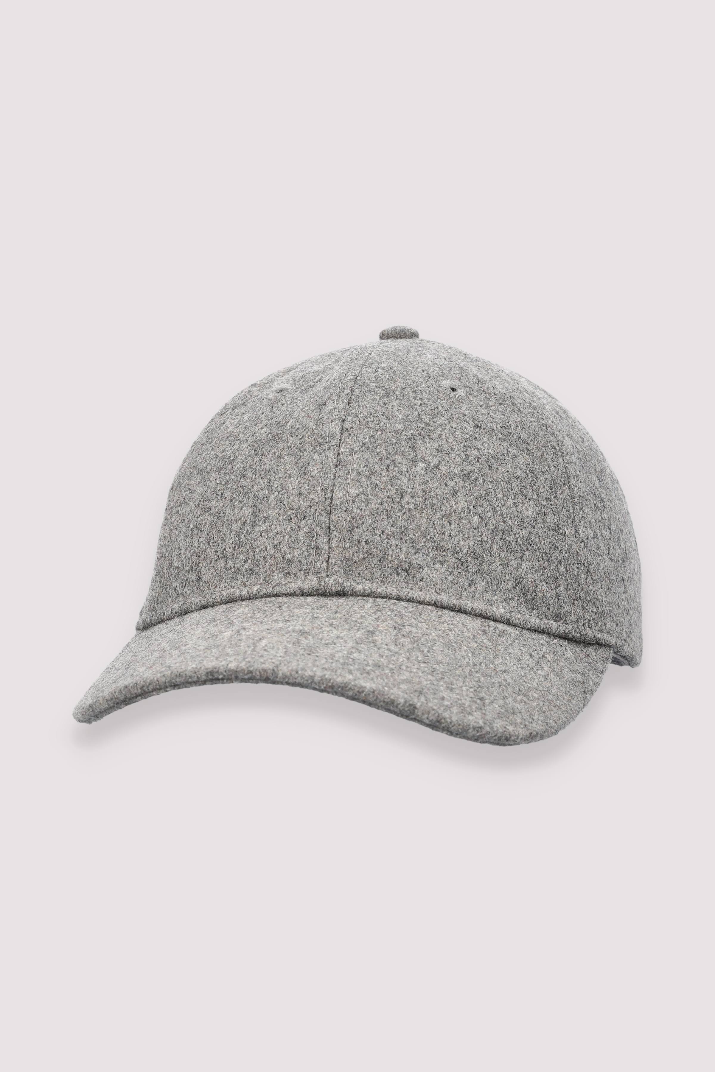 Unio Hamburg Cap grau Melange zeitlos