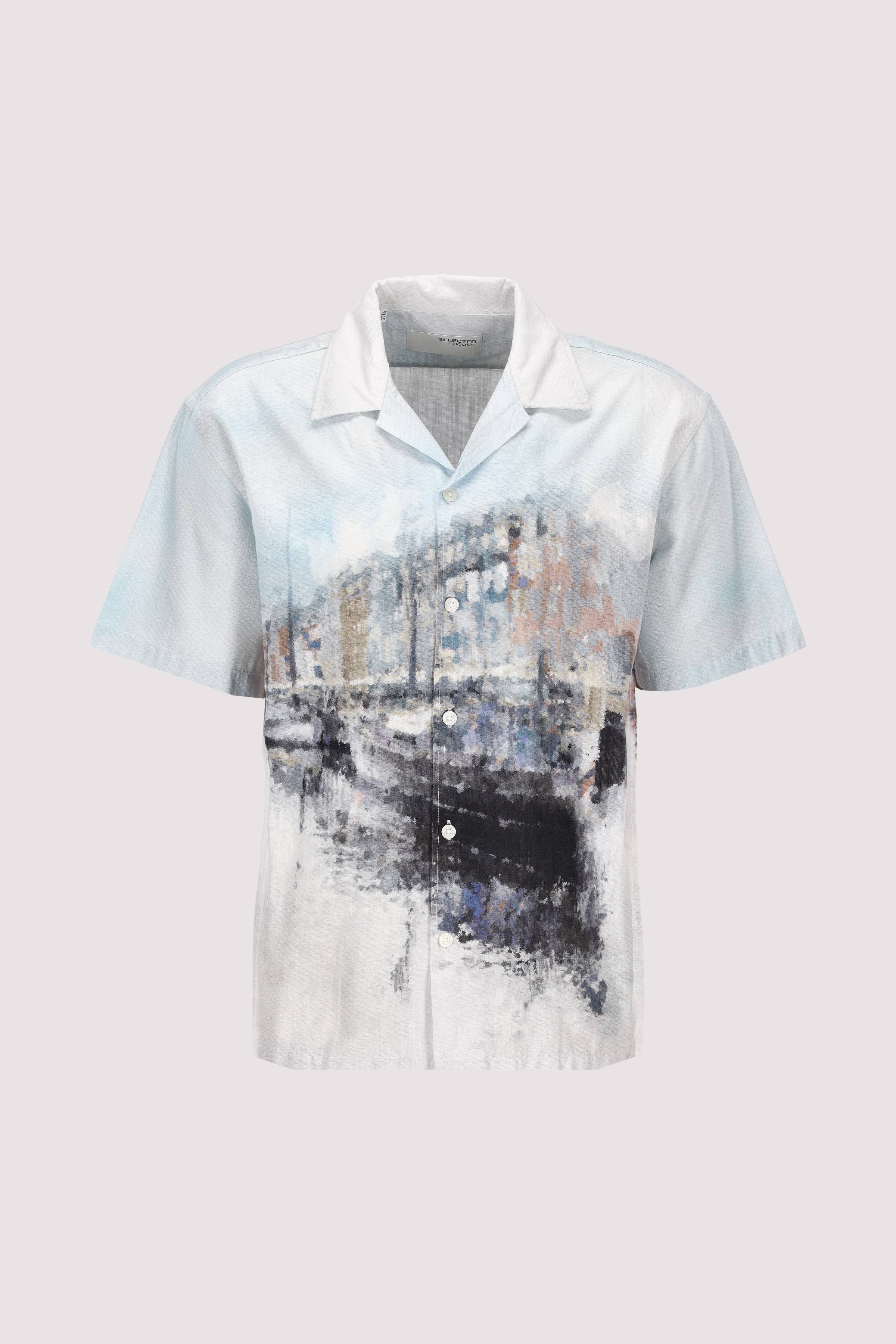 SLHRLXCARL AOP SS SHIRT