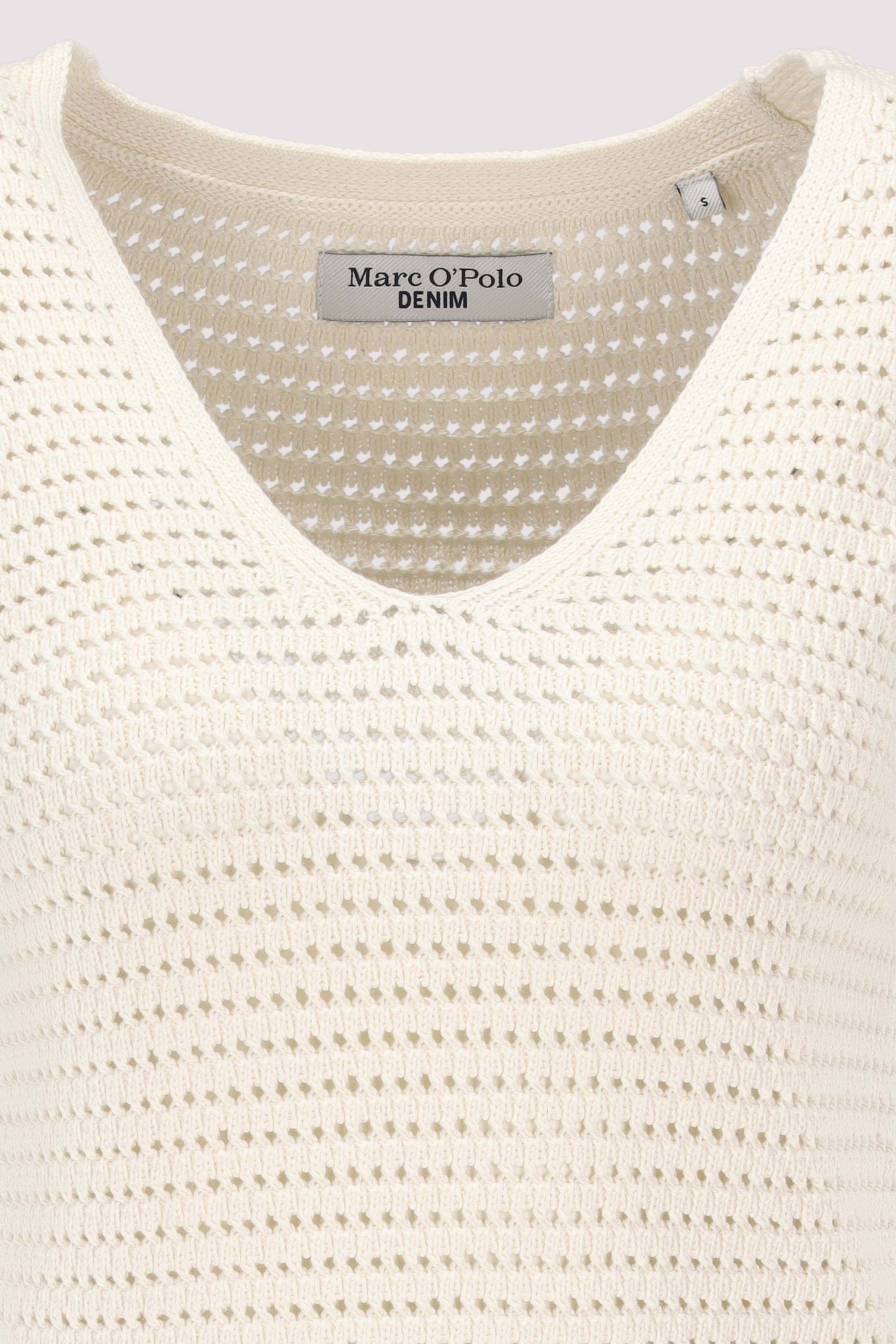 Marc O'Polo Denim - Marc O'Polo Kurzpullover Creamy White