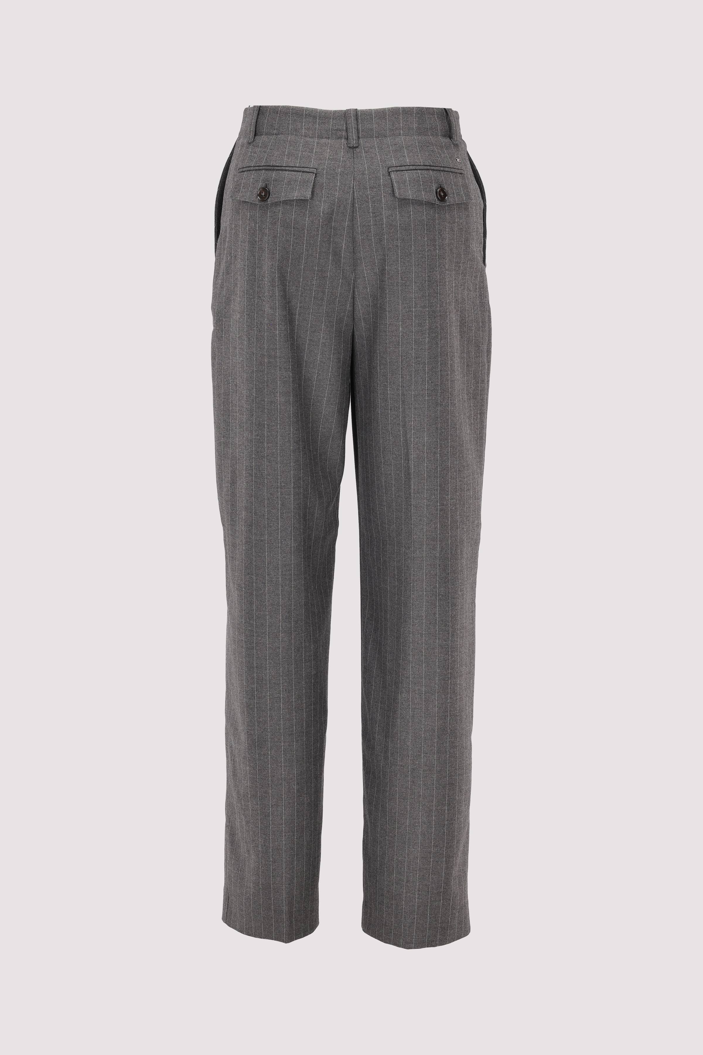 PINSTRIPE LOOSE STRAIGHT PANT
