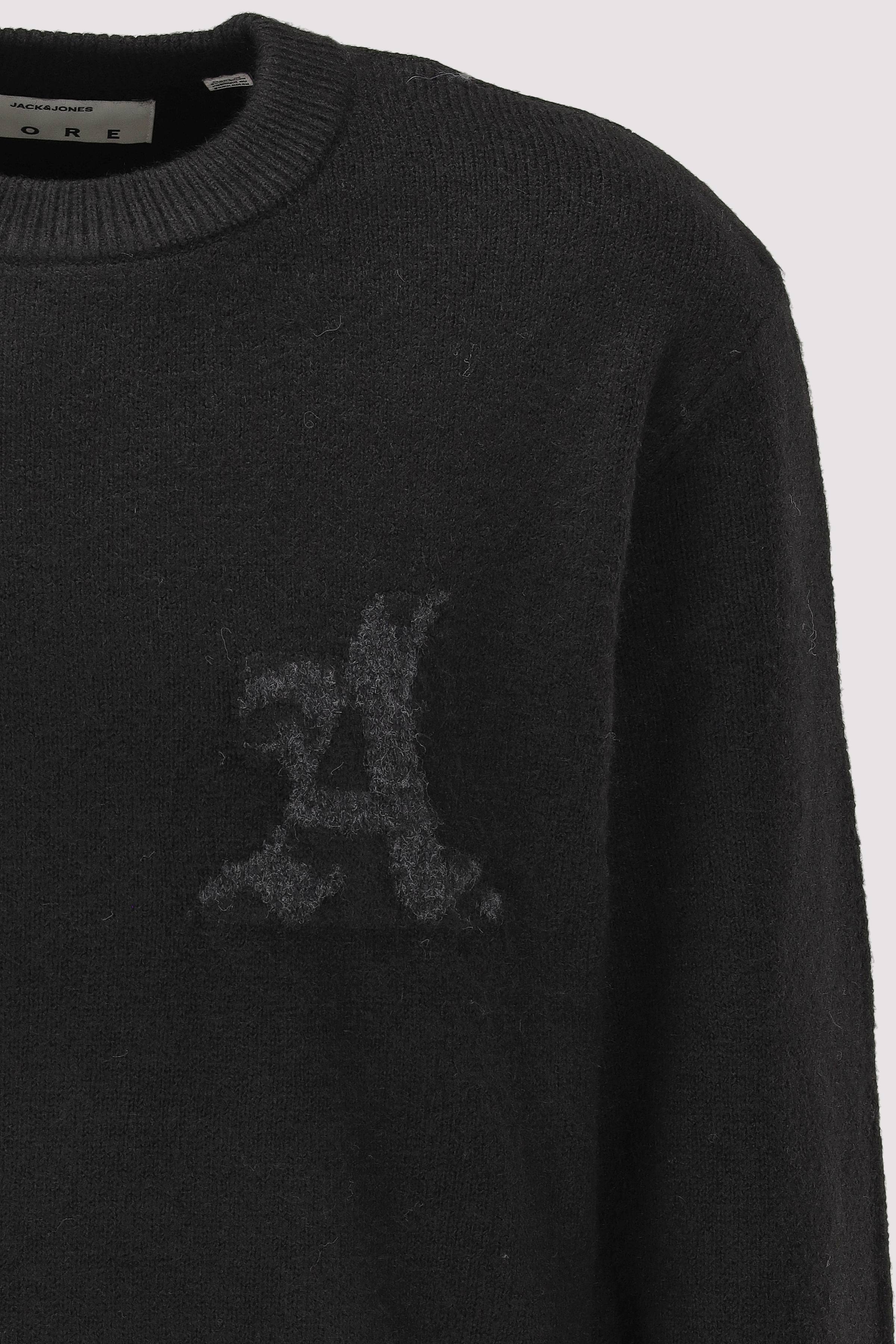 Jack and Jones - Jack and Jones Rundhalspullover schwarz