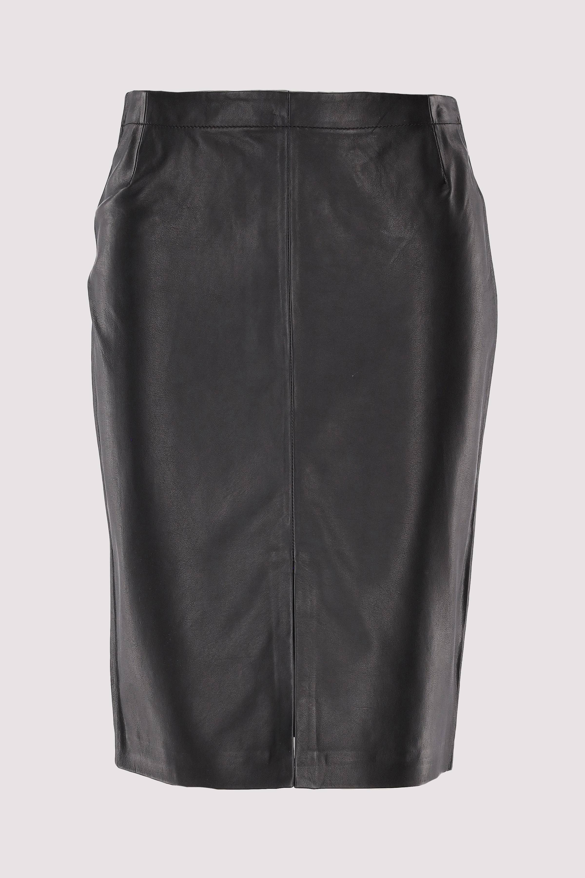 Marc O´Polo International - Leather pencil skirt, front sl