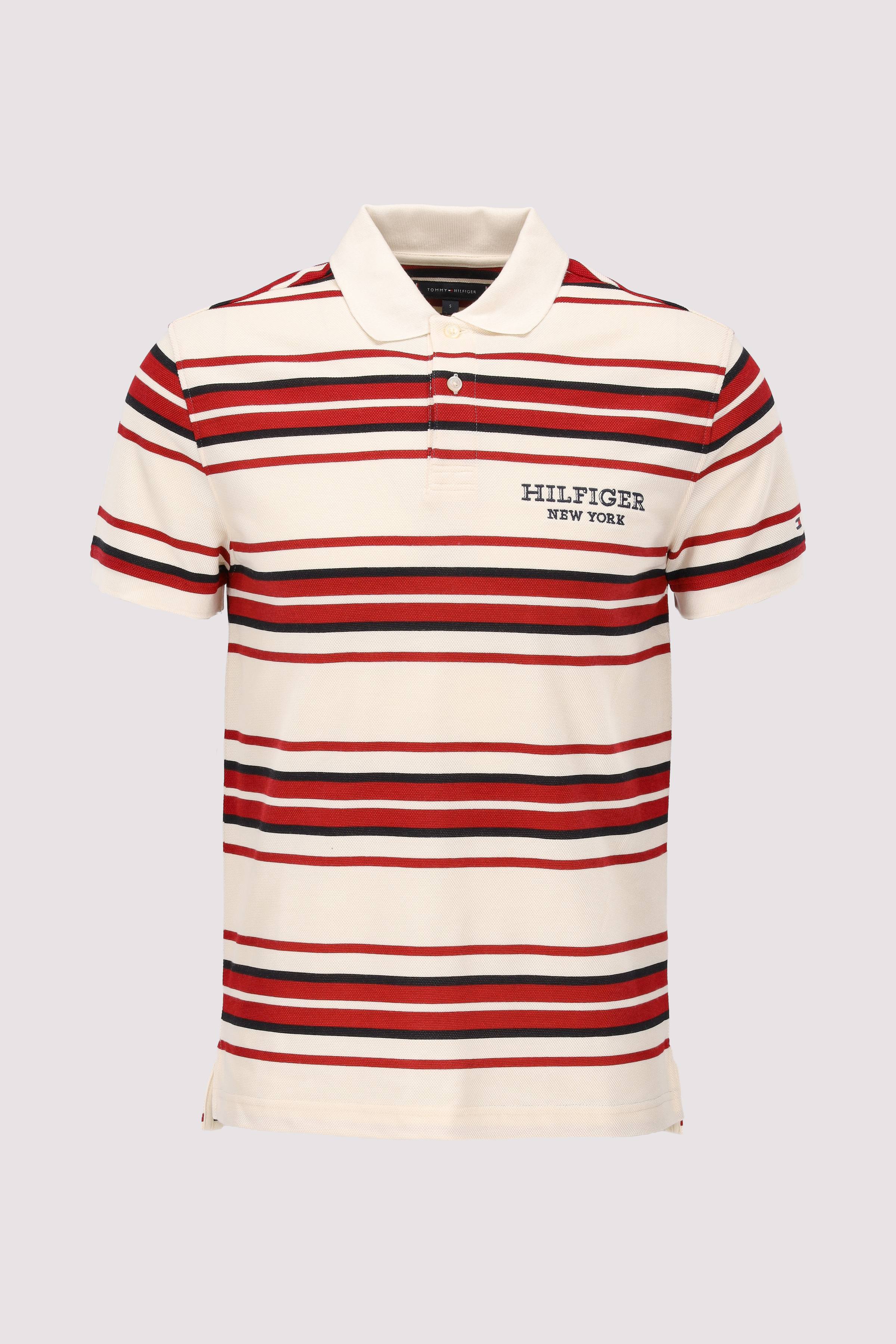 STRIPE HONEYCOMB MONOTYPE POLO | Beige | M | 8720646469796
