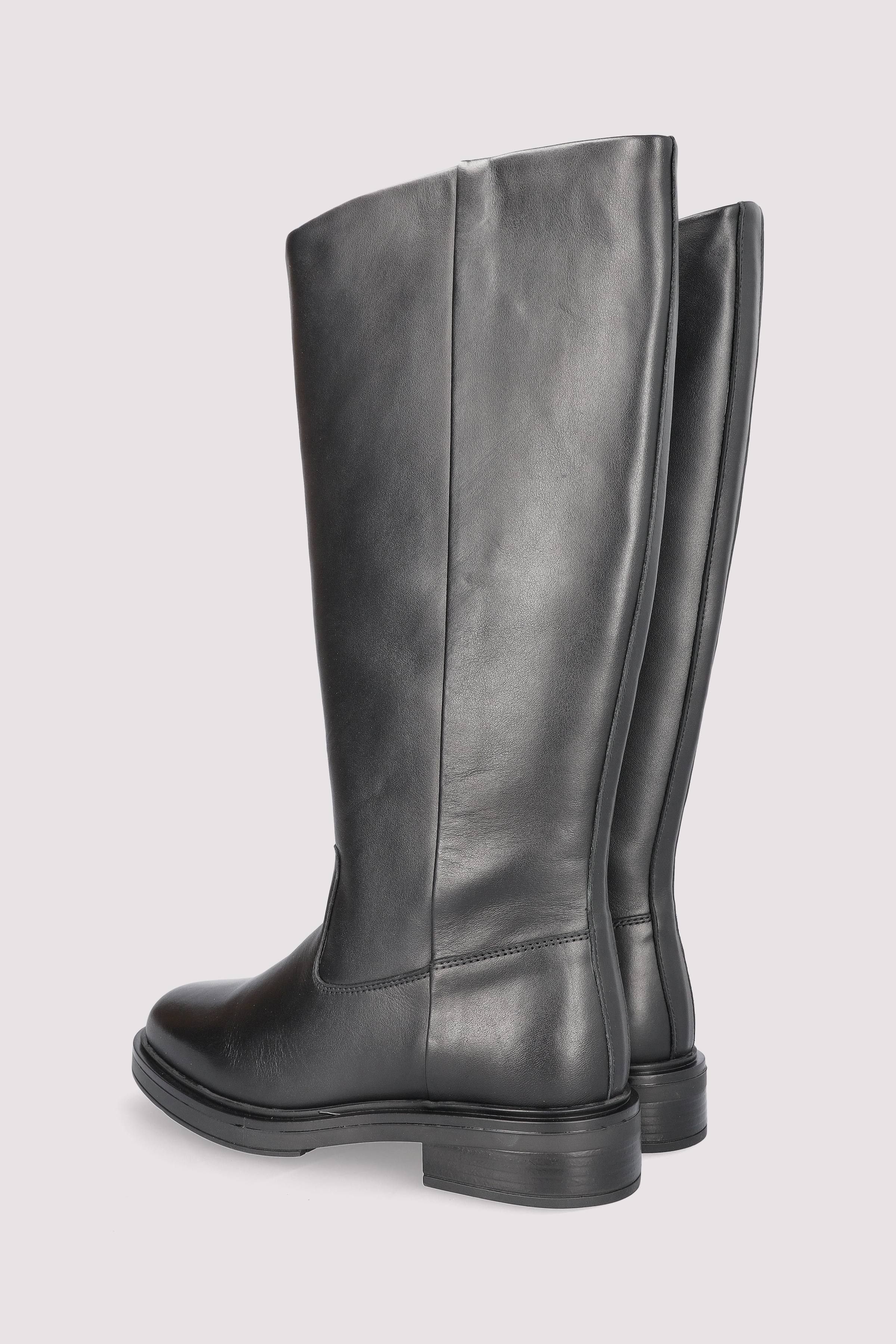 Selected - SLFANNA LEATHER HIGH SHAFTED B