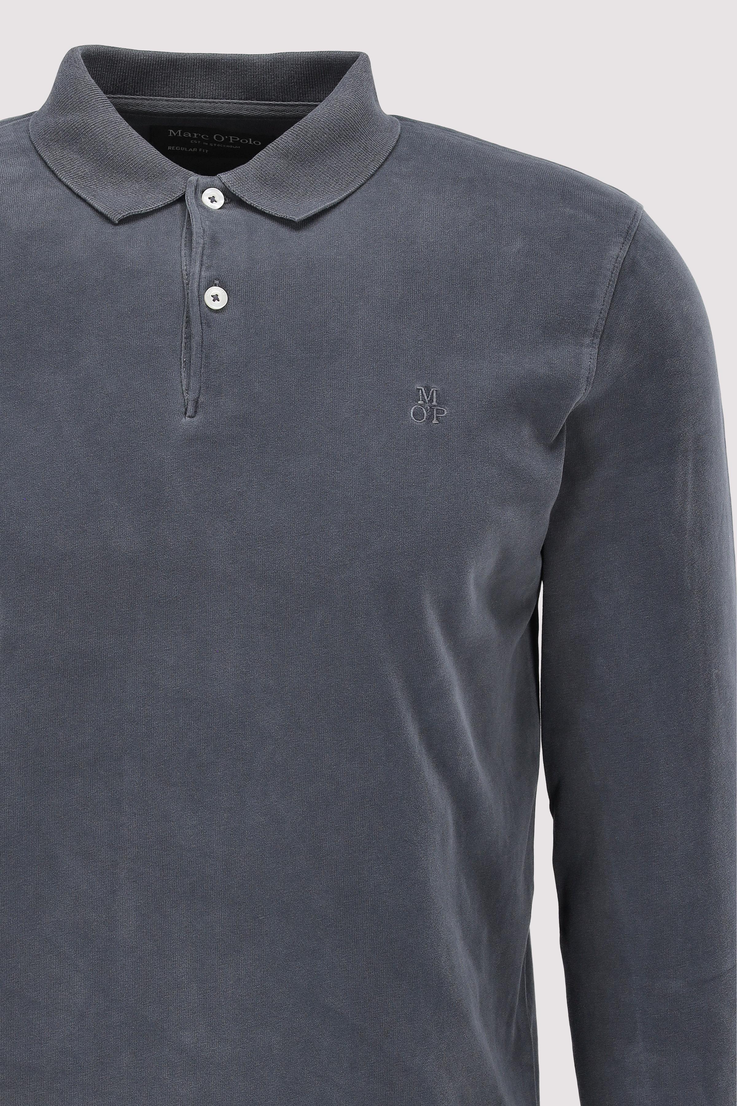 Marc O´Polo International - Polo shirt, long sleeve, rib c