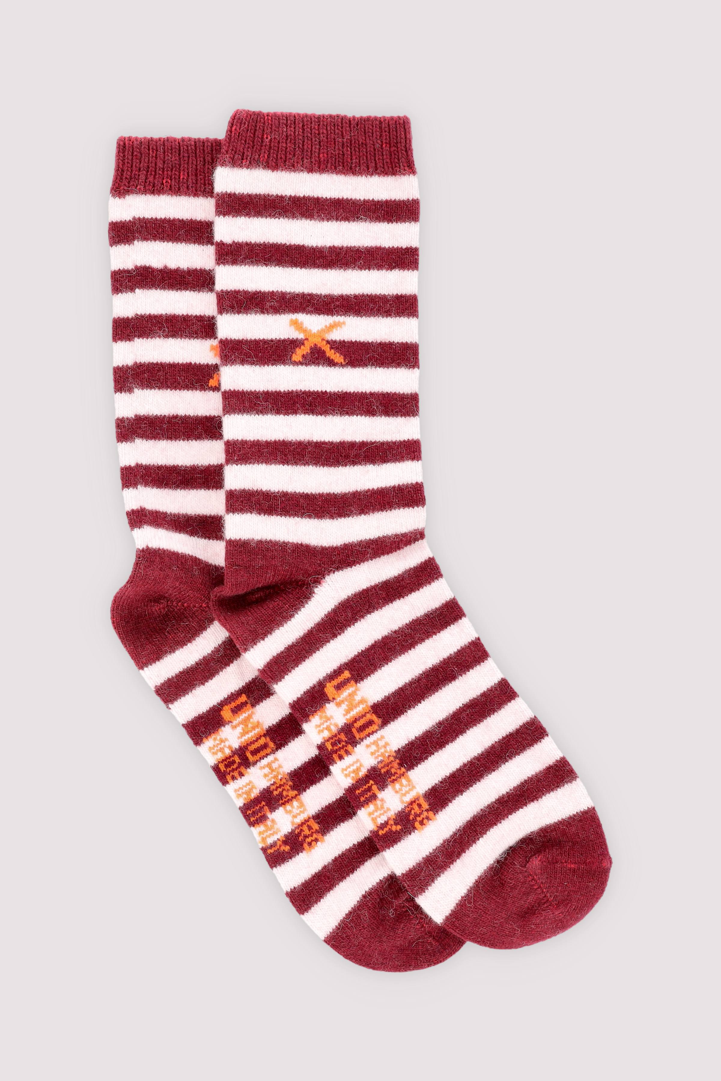 Kurze Socke rot für Damen von Unio