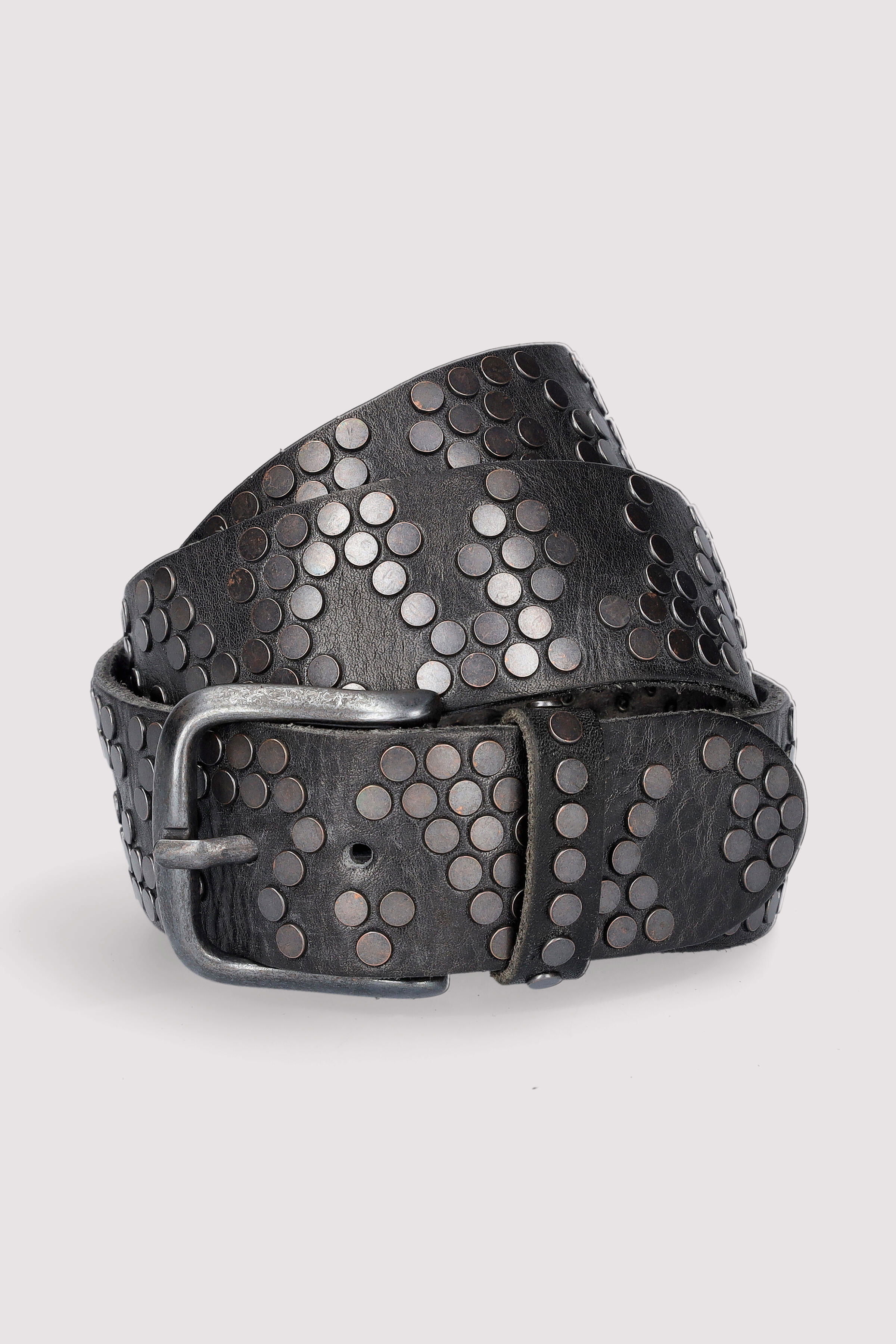 B.Belt - 40mm Leder-Nietengürtel B.Belt - 40mm Leder-Nietengürtel