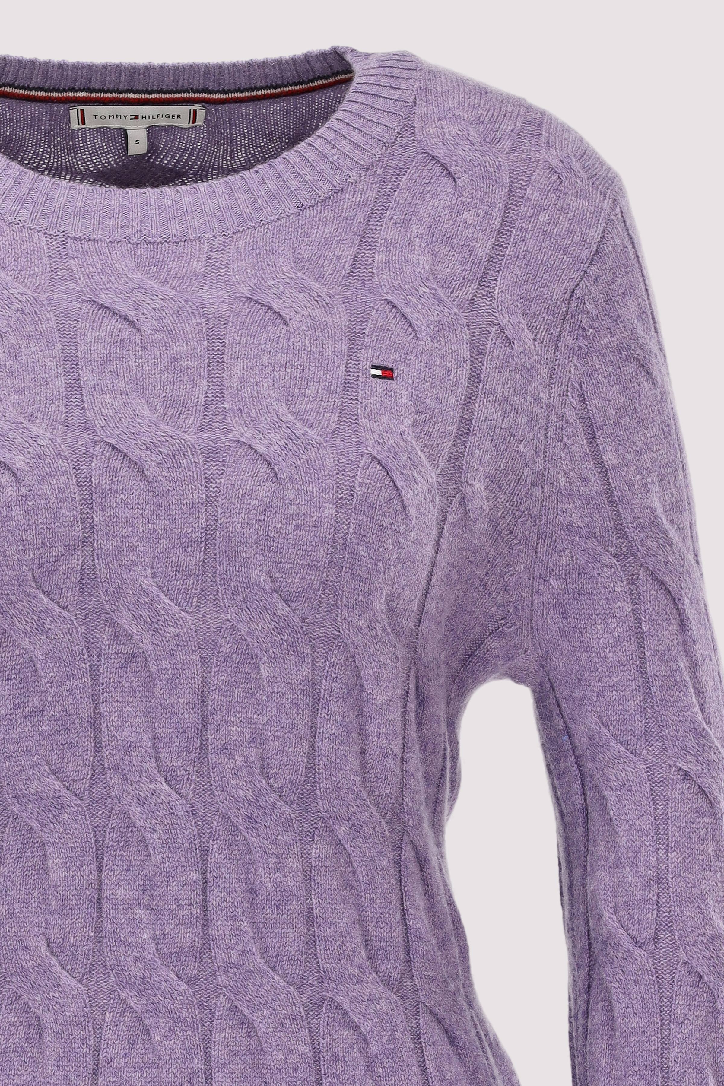 Tommy Hilfiger - SOFT WOOL CABLE C-NK LS SWT
