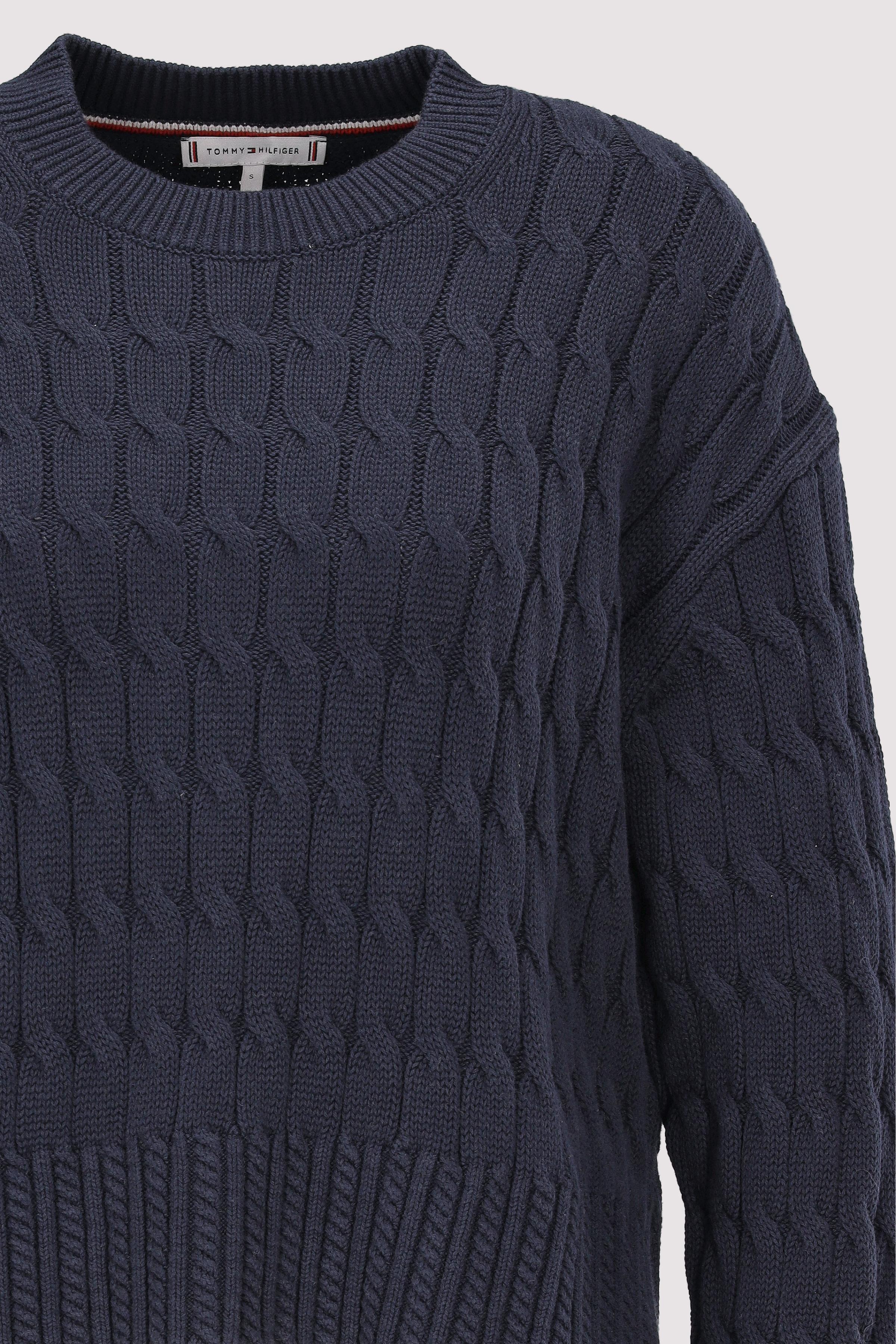 Tommy Hilfiger - SOFT CO CABLE C-NK LS SWT Tommy Hilfiger - SOFT CO CABLE C-NK LS SWT