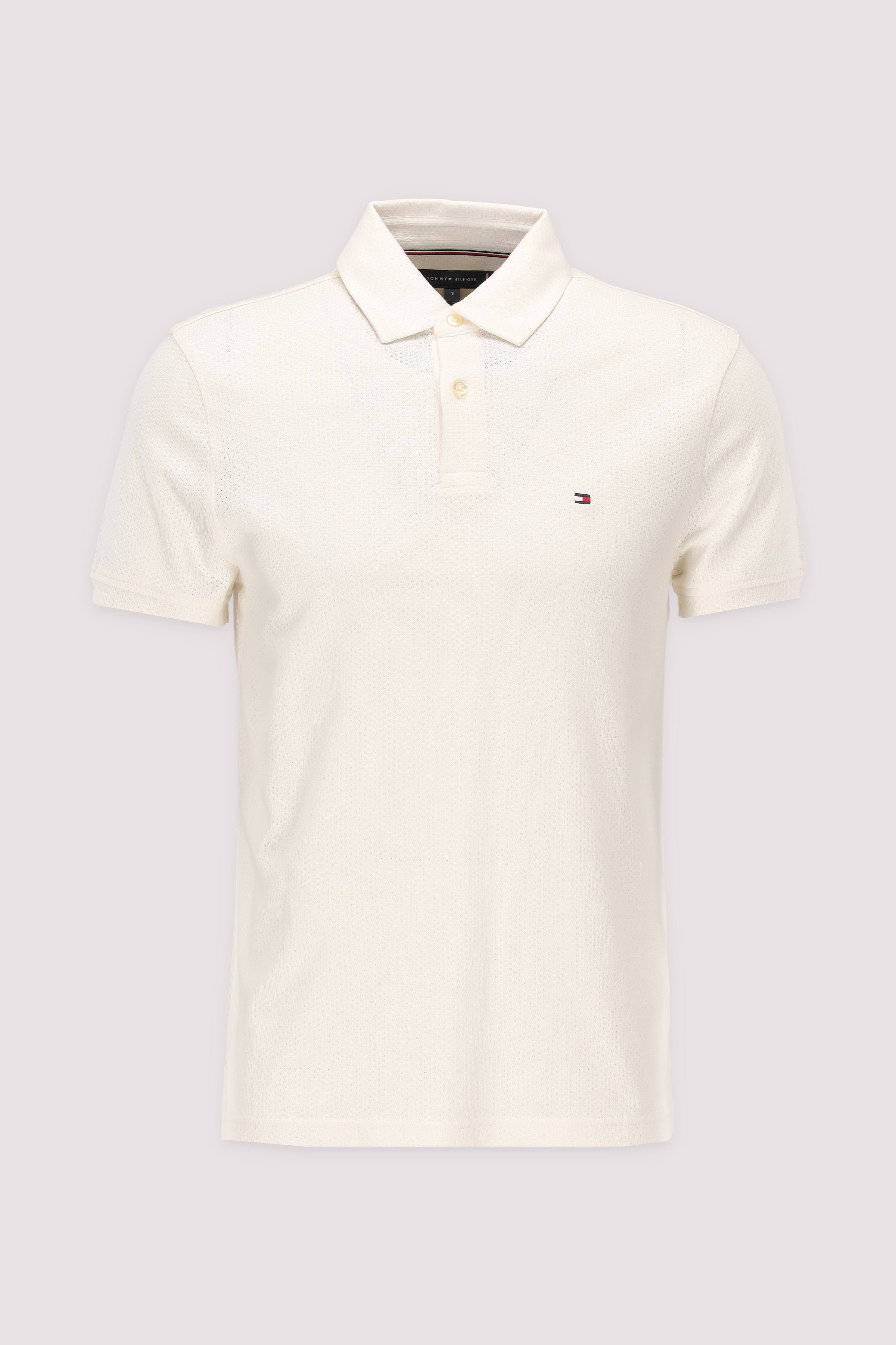 OPEN KNIT REG POLO