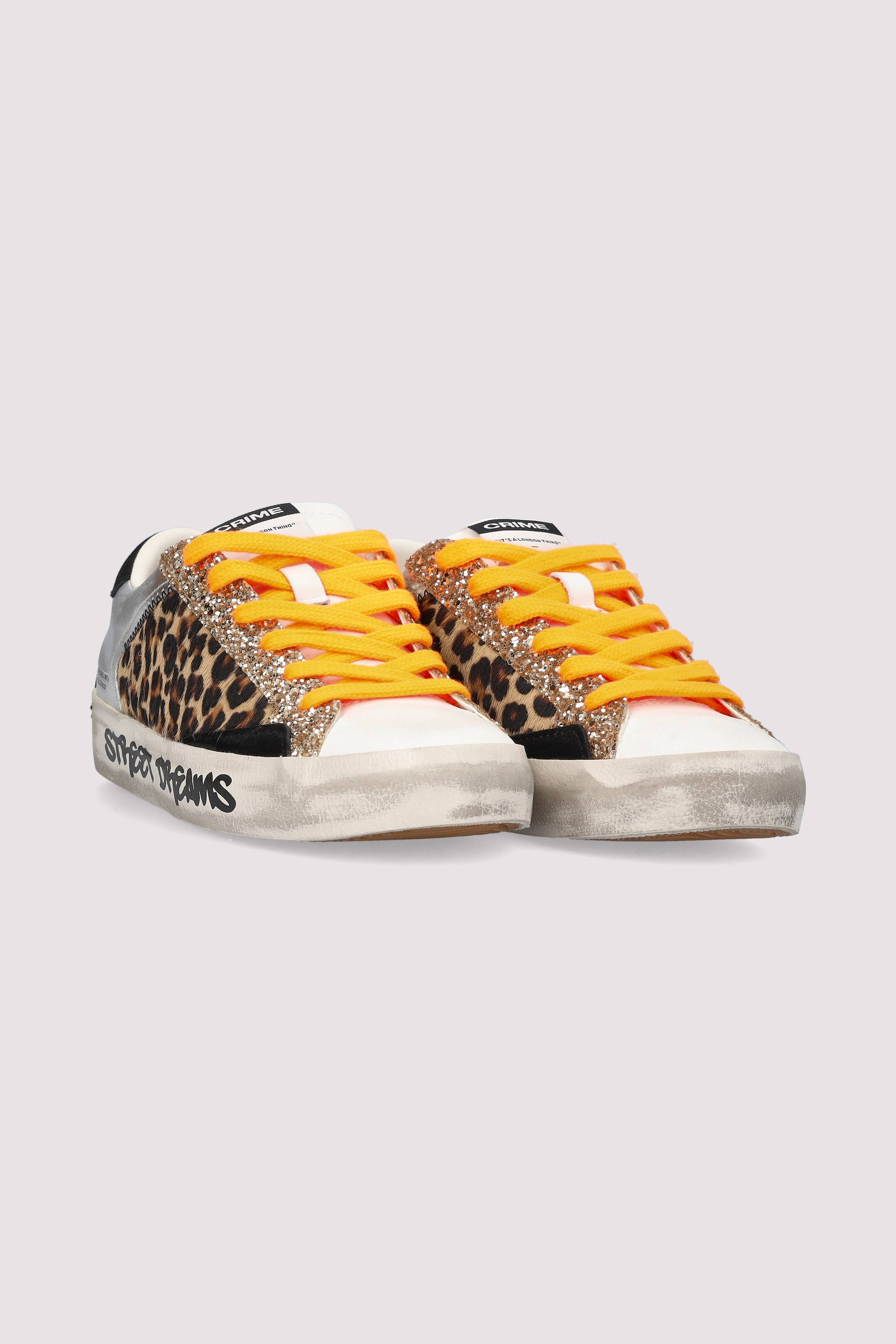 Crime London - Crime London Damen Sneaker Low-Top Bunt