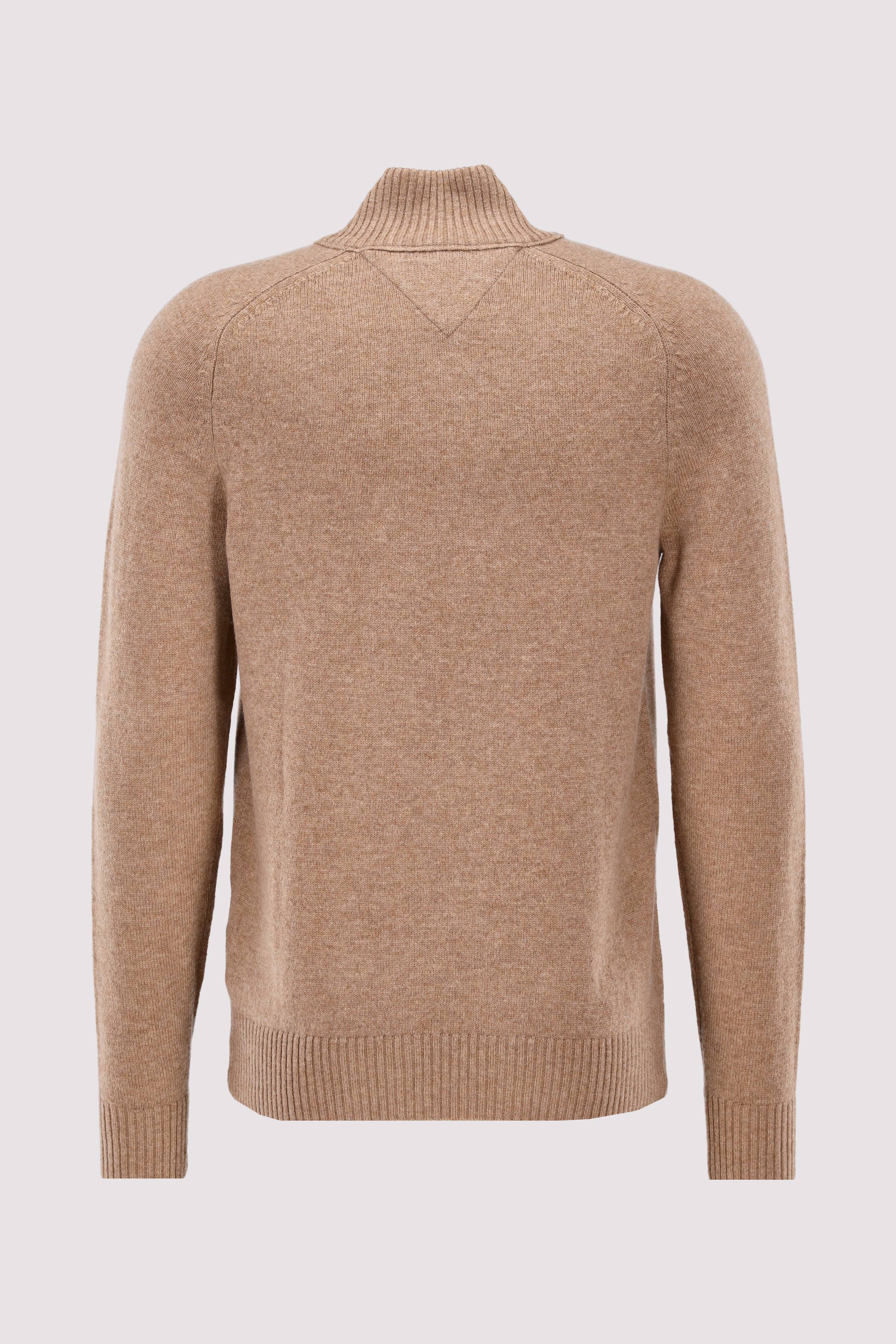 Tommy Hilfiger - LAMBSWOOL ZIP MOCK Tommy Hilfiger - LAMBSWOOL ZIP MOCK