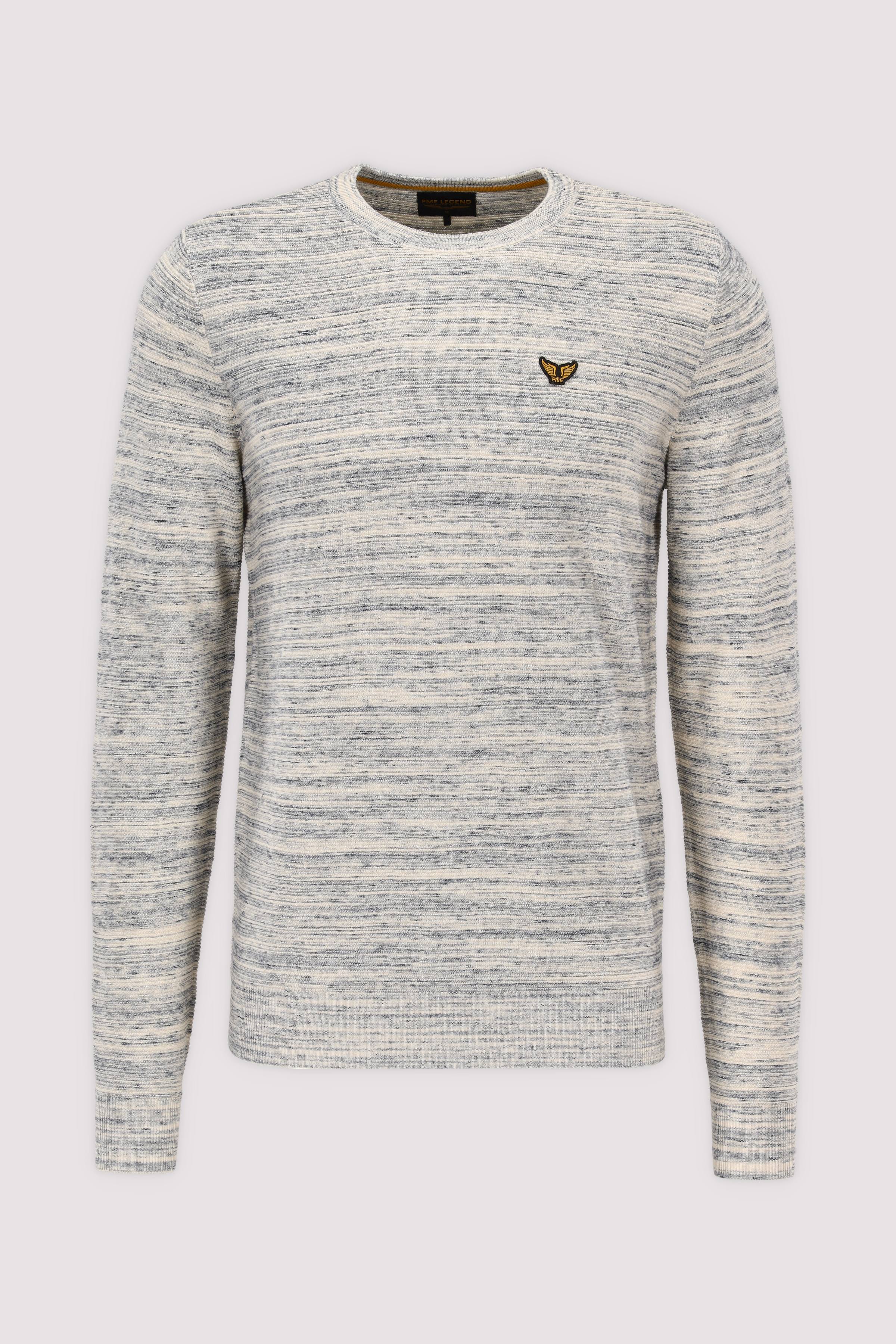 R-neck cotton blend structure