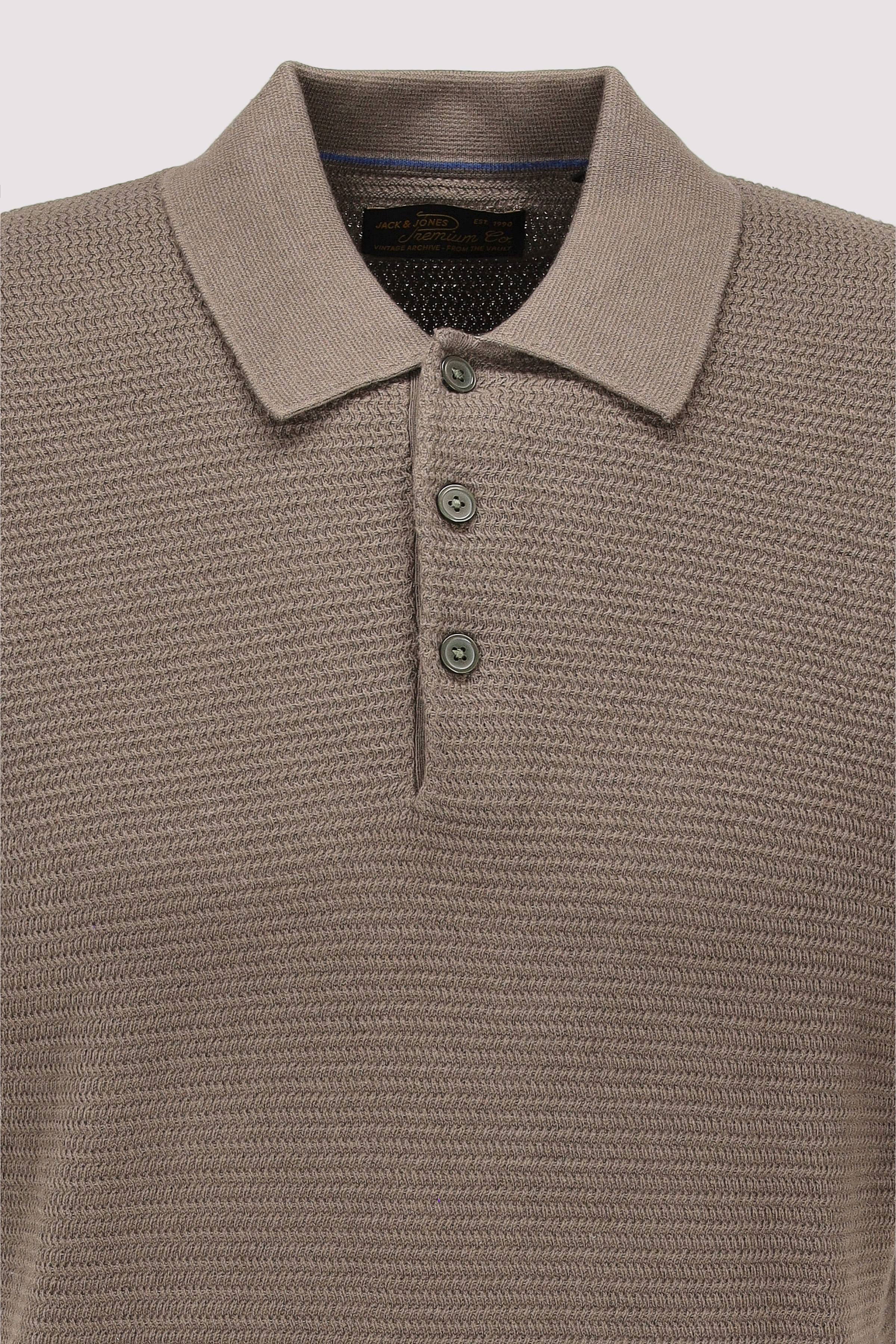 Jack and Jones - JPRBLURILEY KNIT POLO SS SN