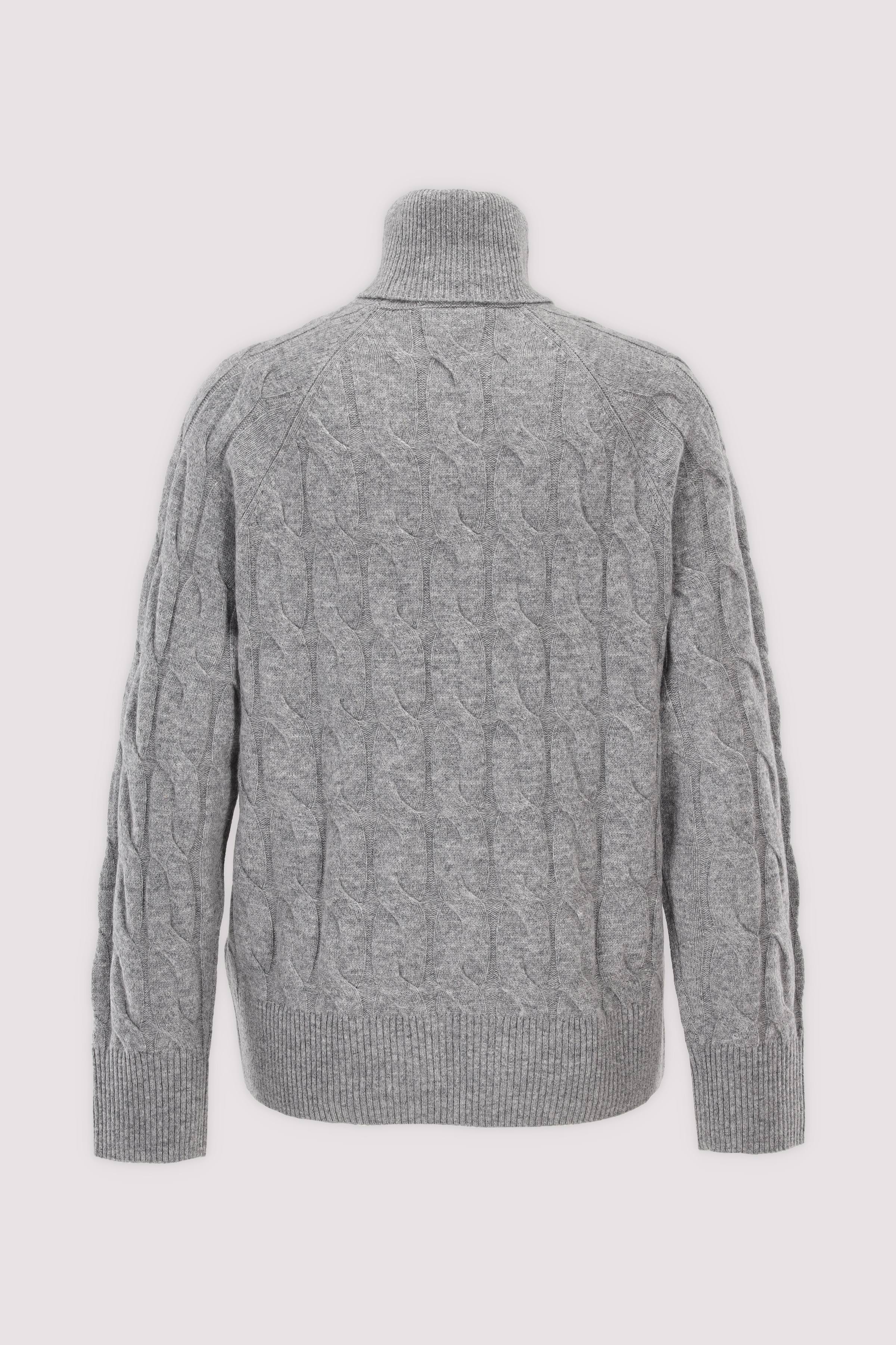 SOFT WOOL CABLE ROLL-NK LS SWT