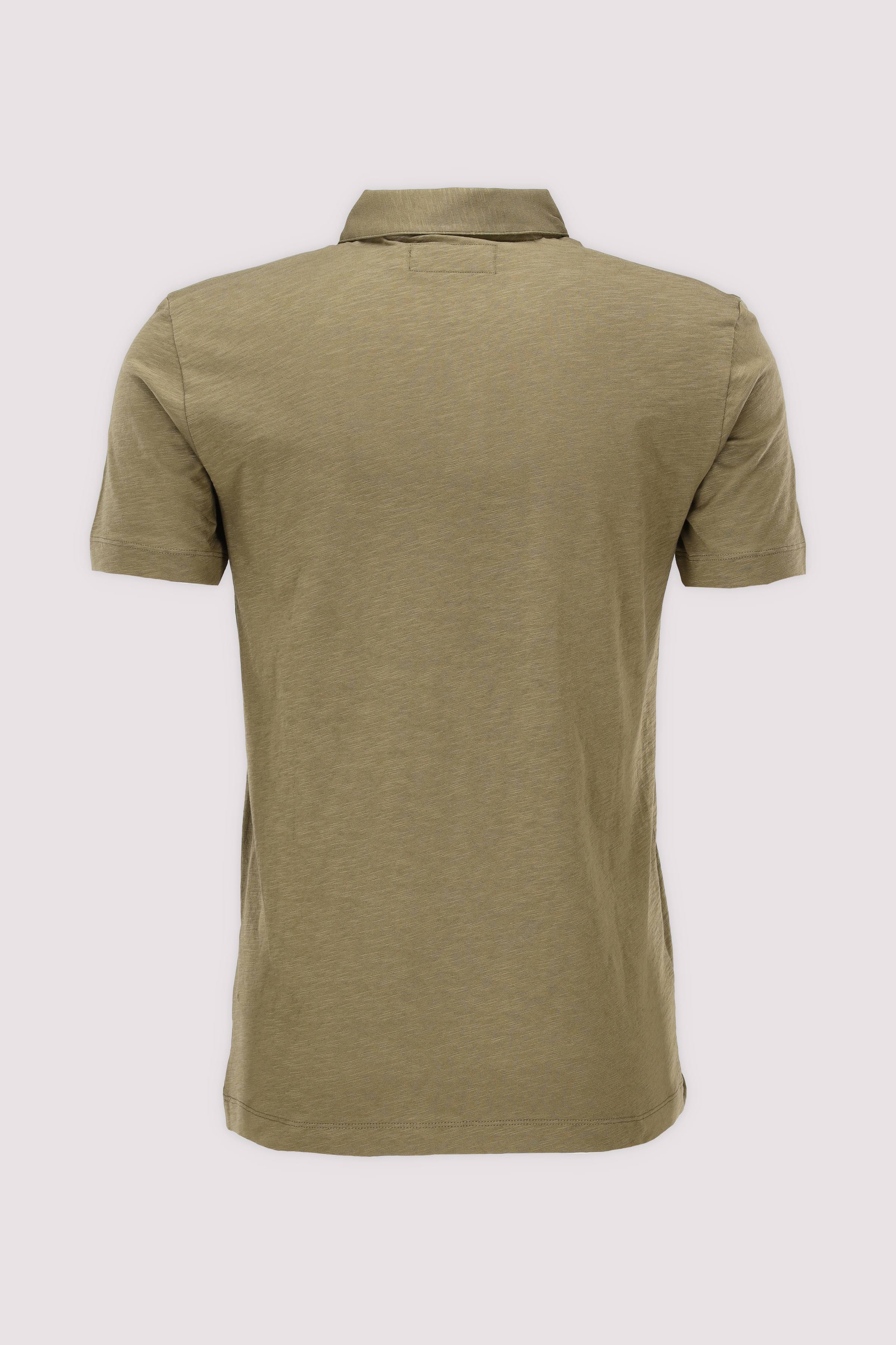 Kurzarm-Poloshirt Marc O'Polo Grün