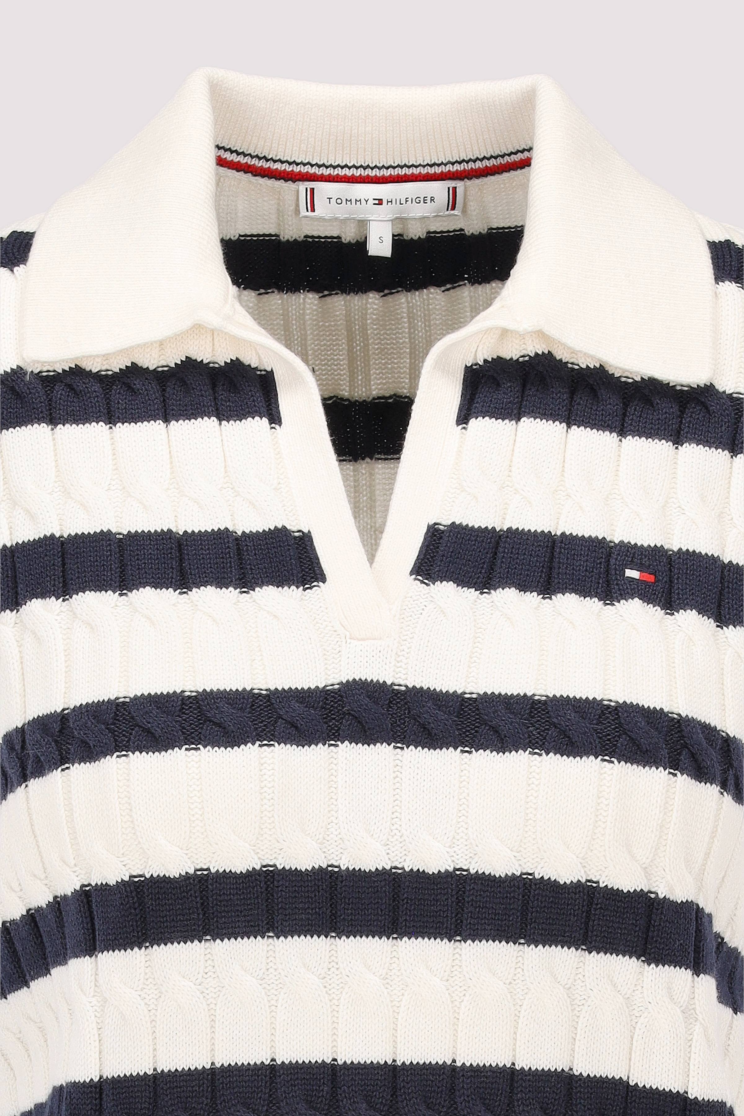 Tommy Hilfiger - CO CABLE MID GG OPEN POLO VEST Tommy Hilfiger - CO CABLE MID GG OPEN POLO VEST