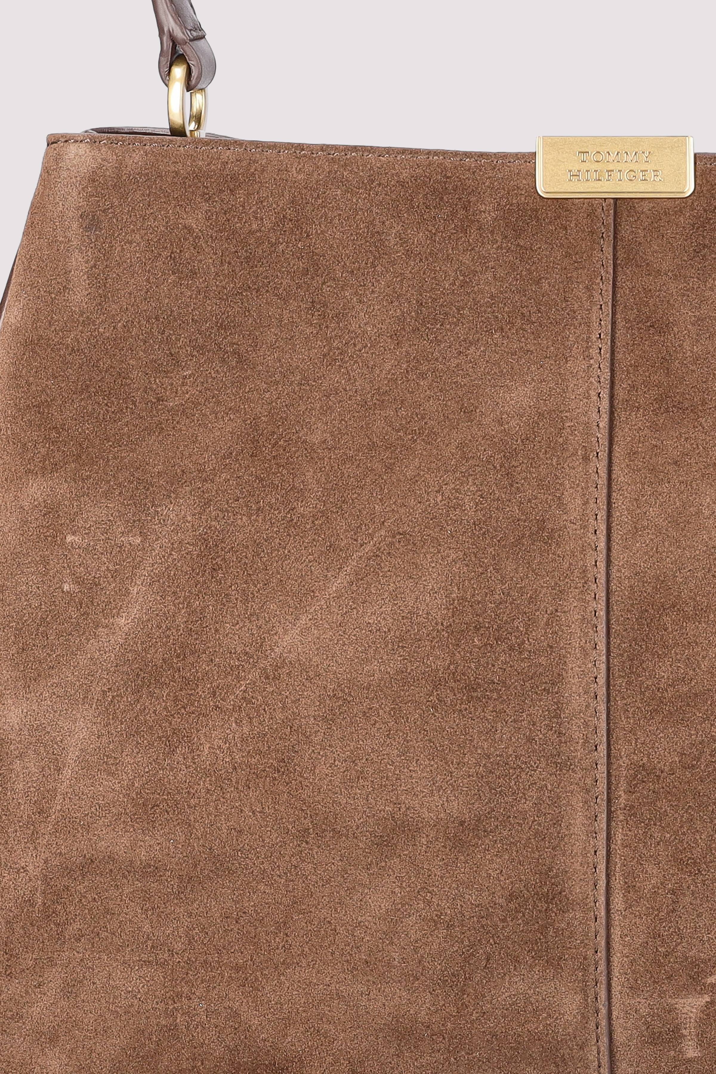 CASUAL LEATHER SHOULDER BAG SU