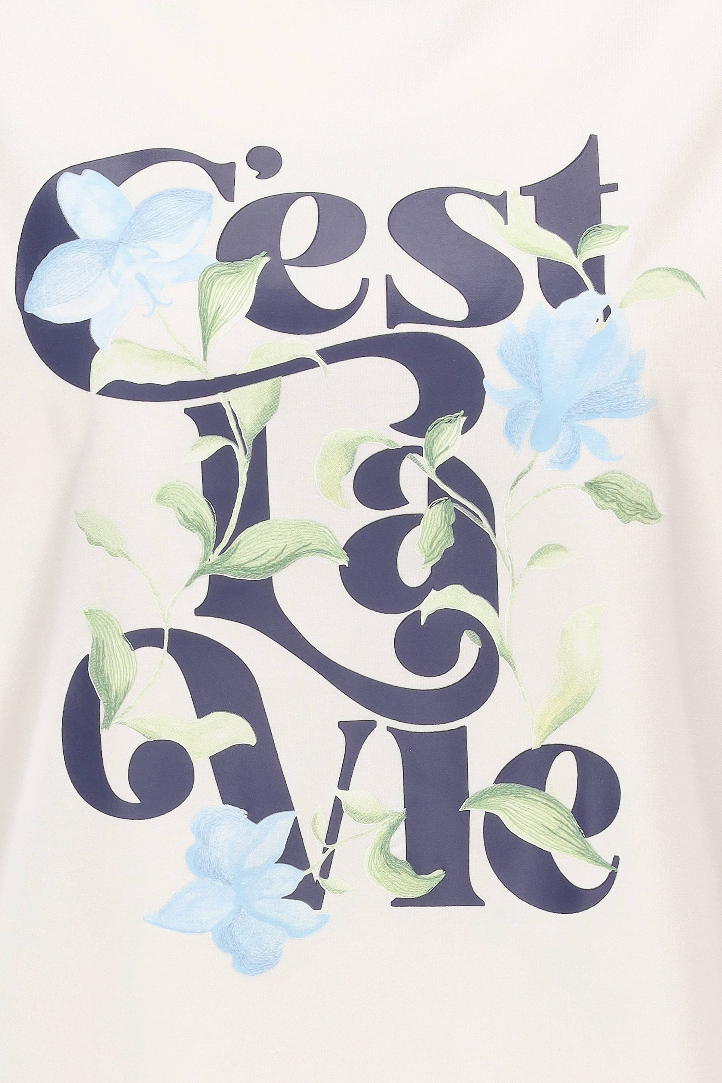 MosMosh - MosMosh Ecru Stretch T‑Shirt