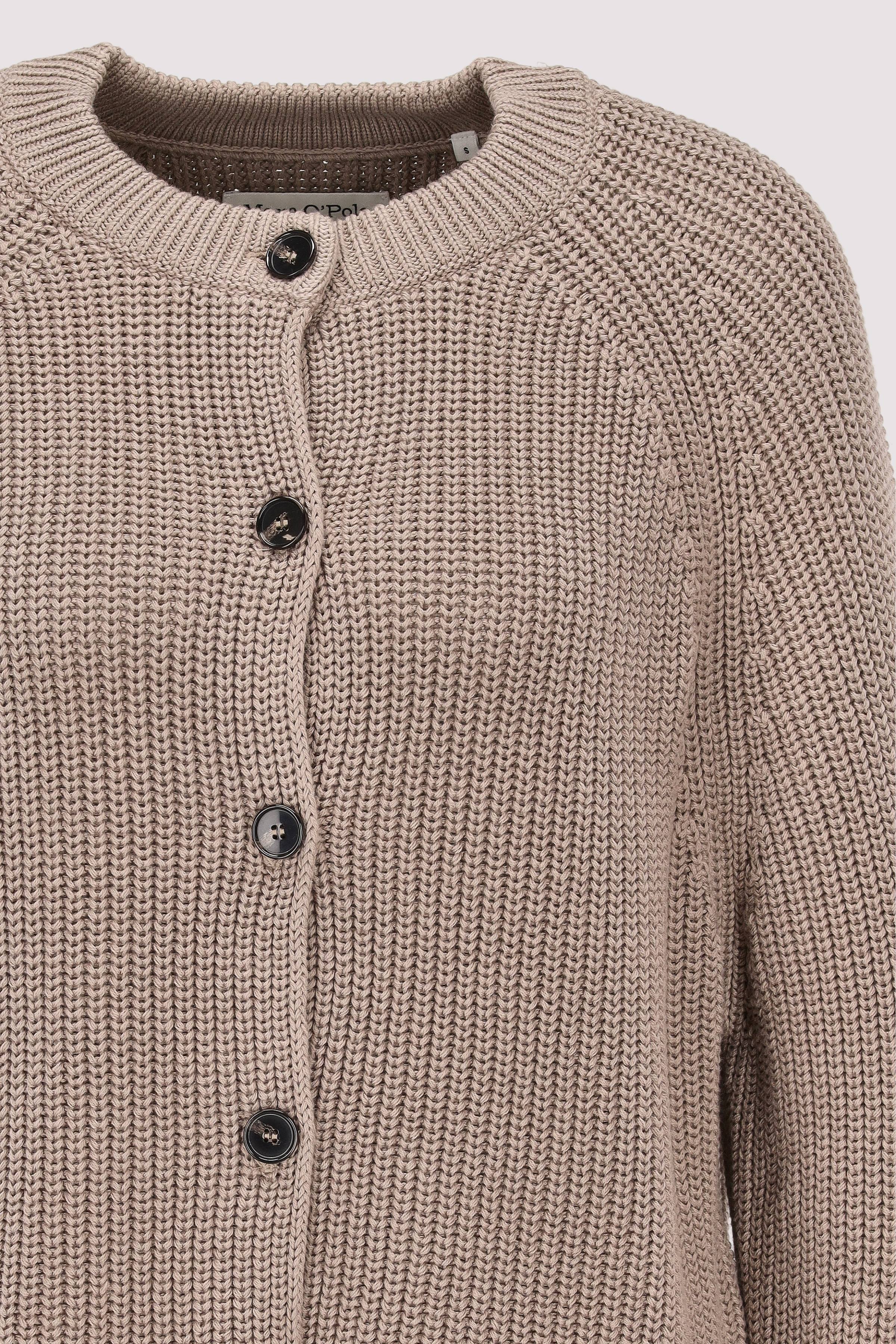 Marc O Polo Casual - Marc O'Polo Kurze Strickjacke braun