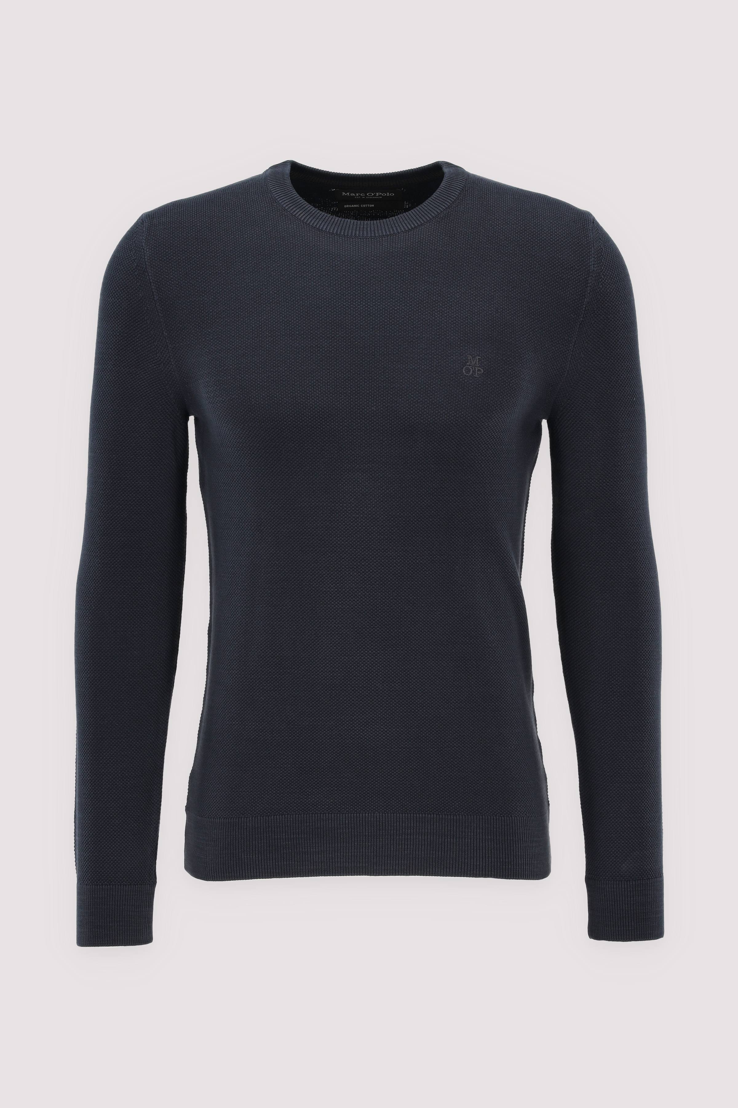 Crewneck, cotton slub, piqué s