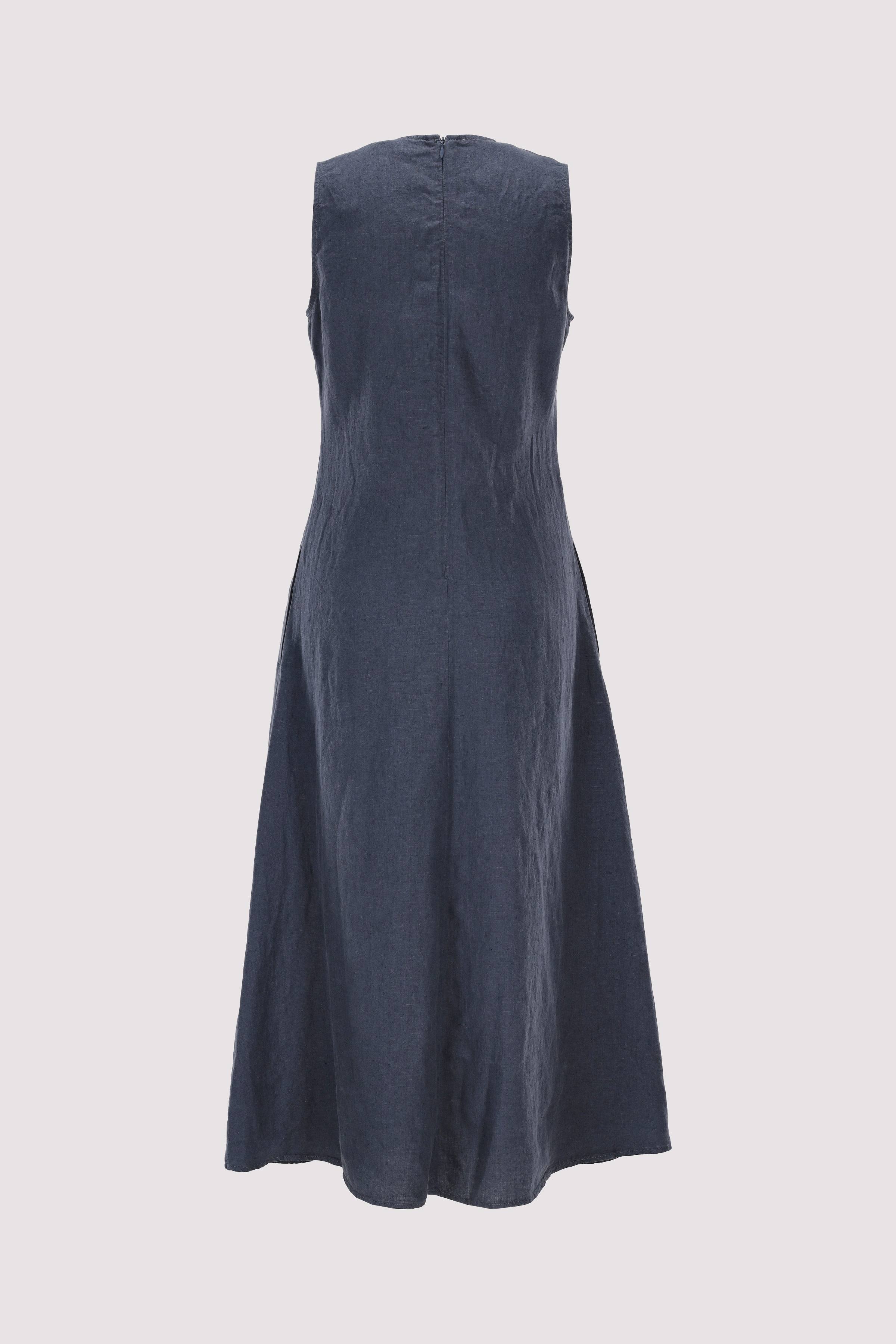 Dress, sleeveless, v-neck, fit