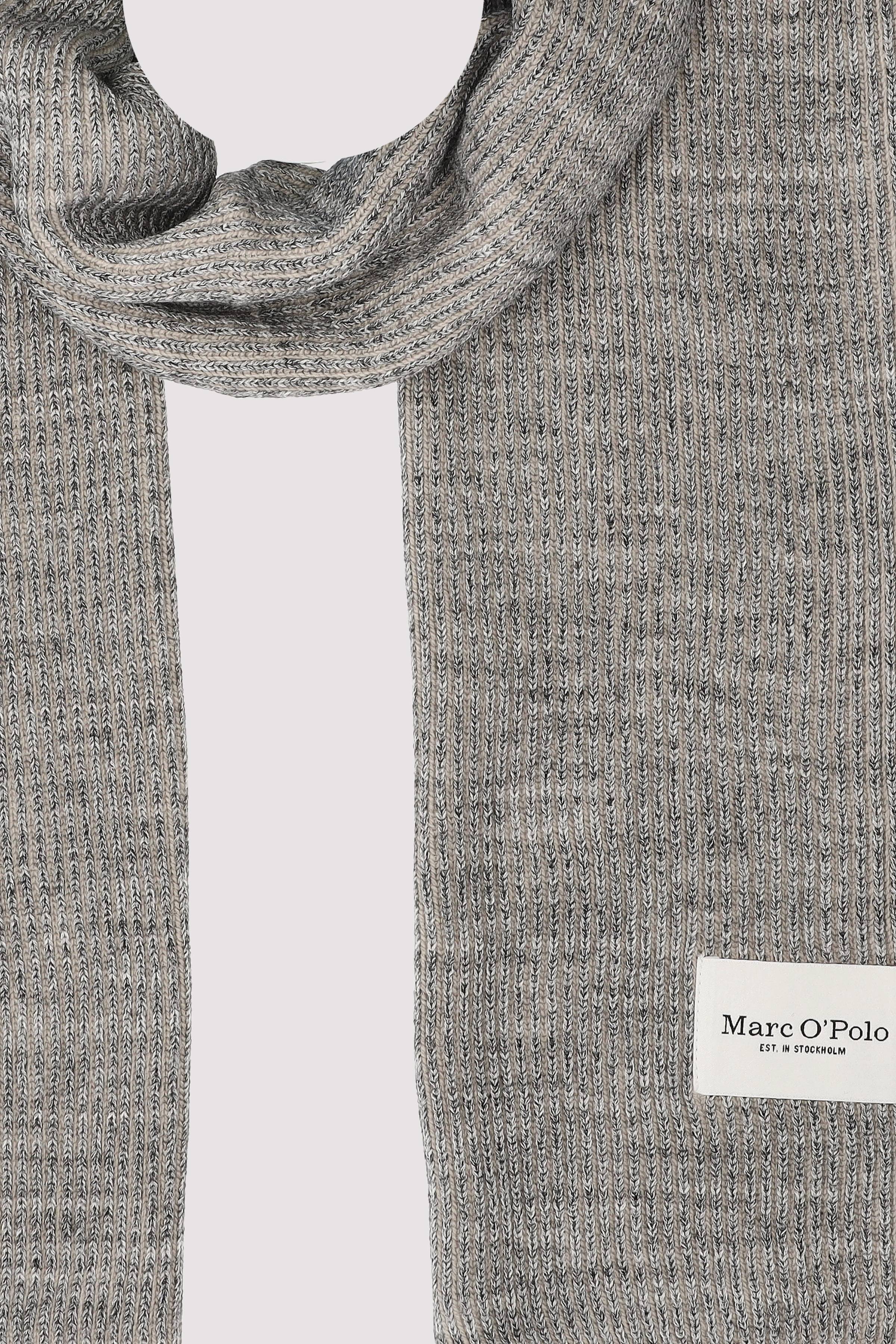 Marc O´Polo International - Knitted scarf, lambswool cotto Marc O´Polo International - Knitted scarf, lambswool cotto