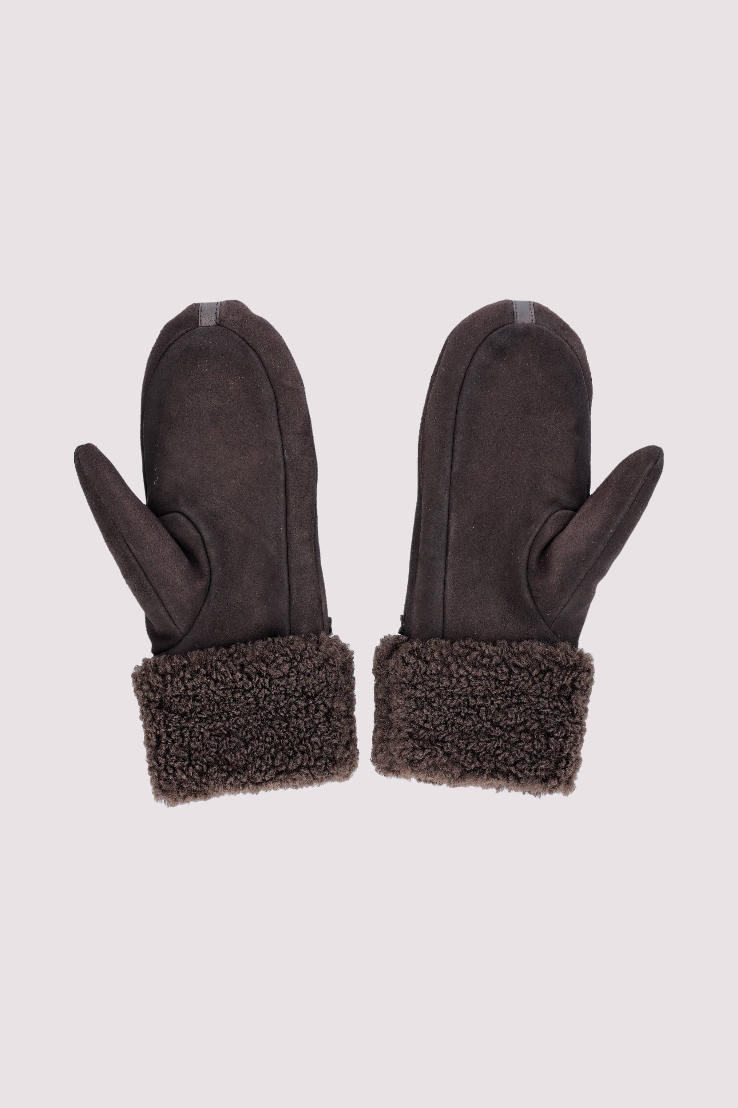 Marc O Polo Casual - Marc O'Polo Lederhandschuhe dunkelbraun
