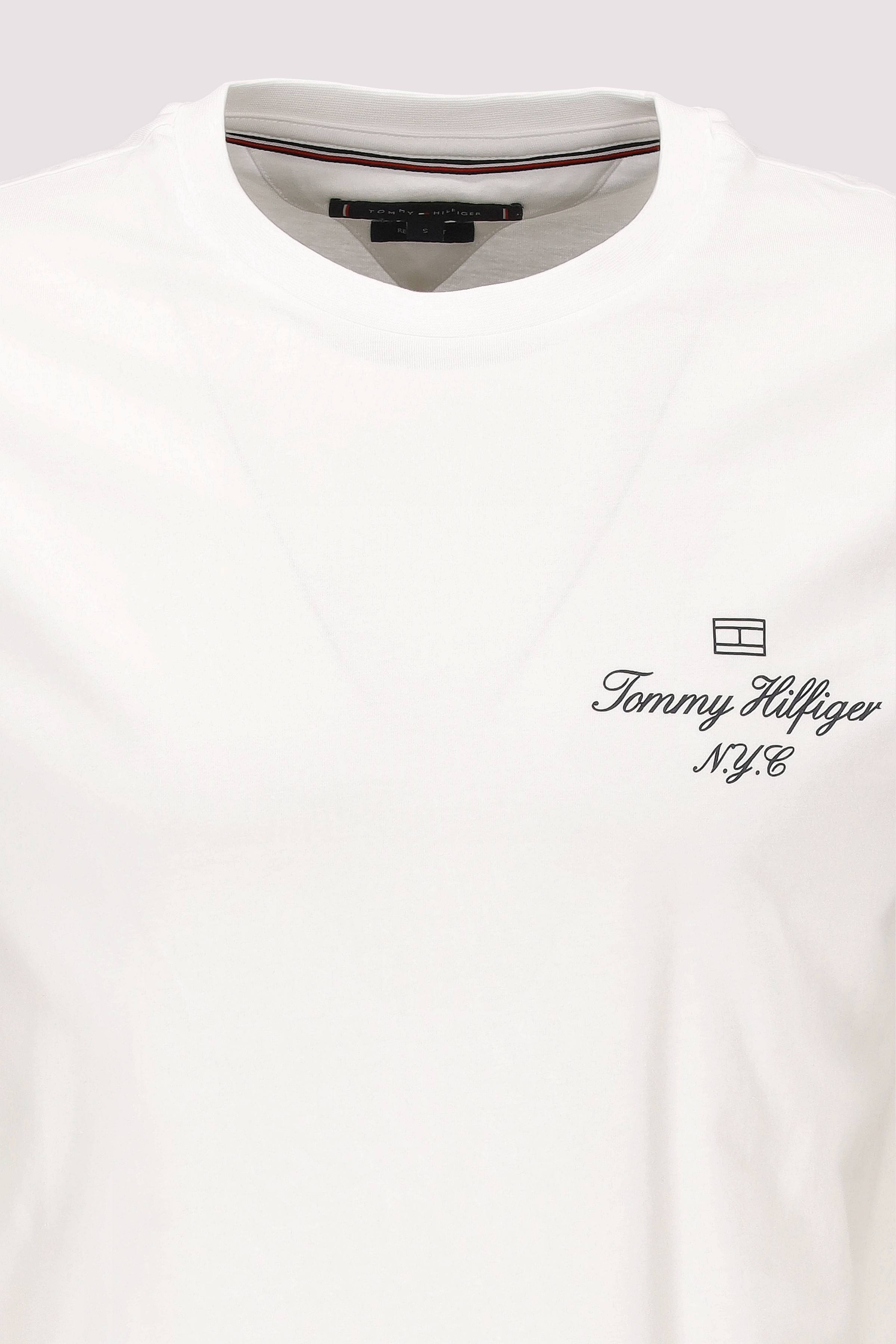 Tommy Hilfiger - OUTLINE FLAG SCRIPT TEE