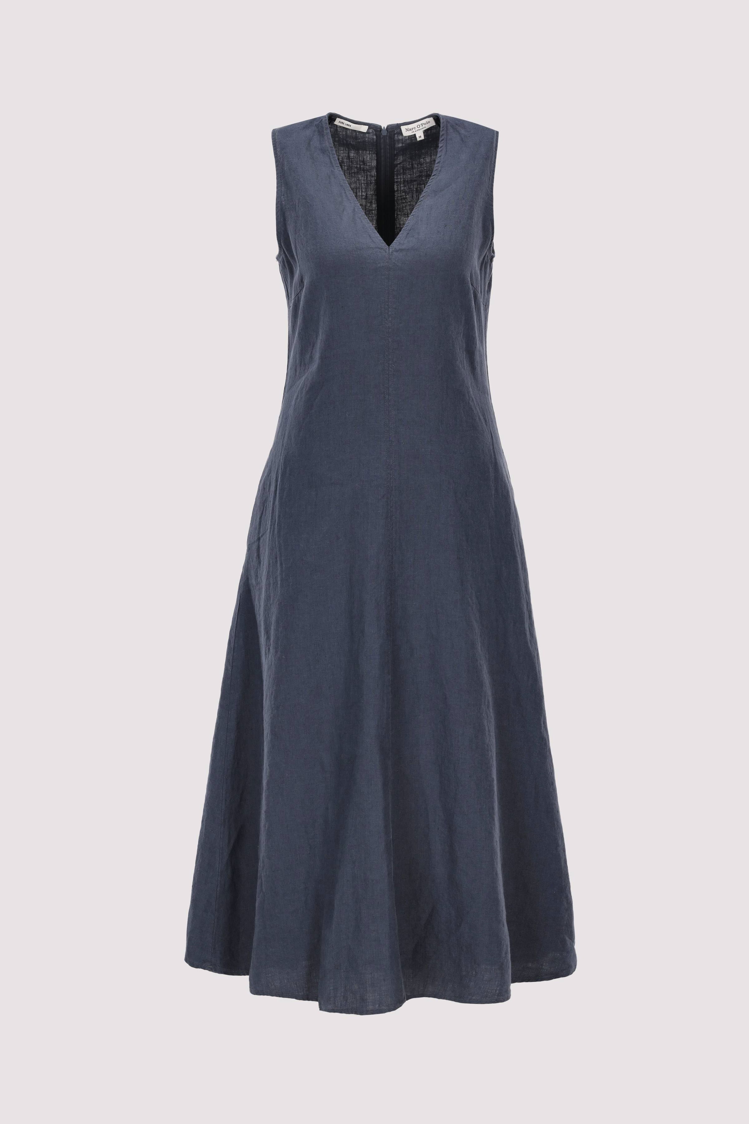 Dress, sleeveless, v-neck, fit
