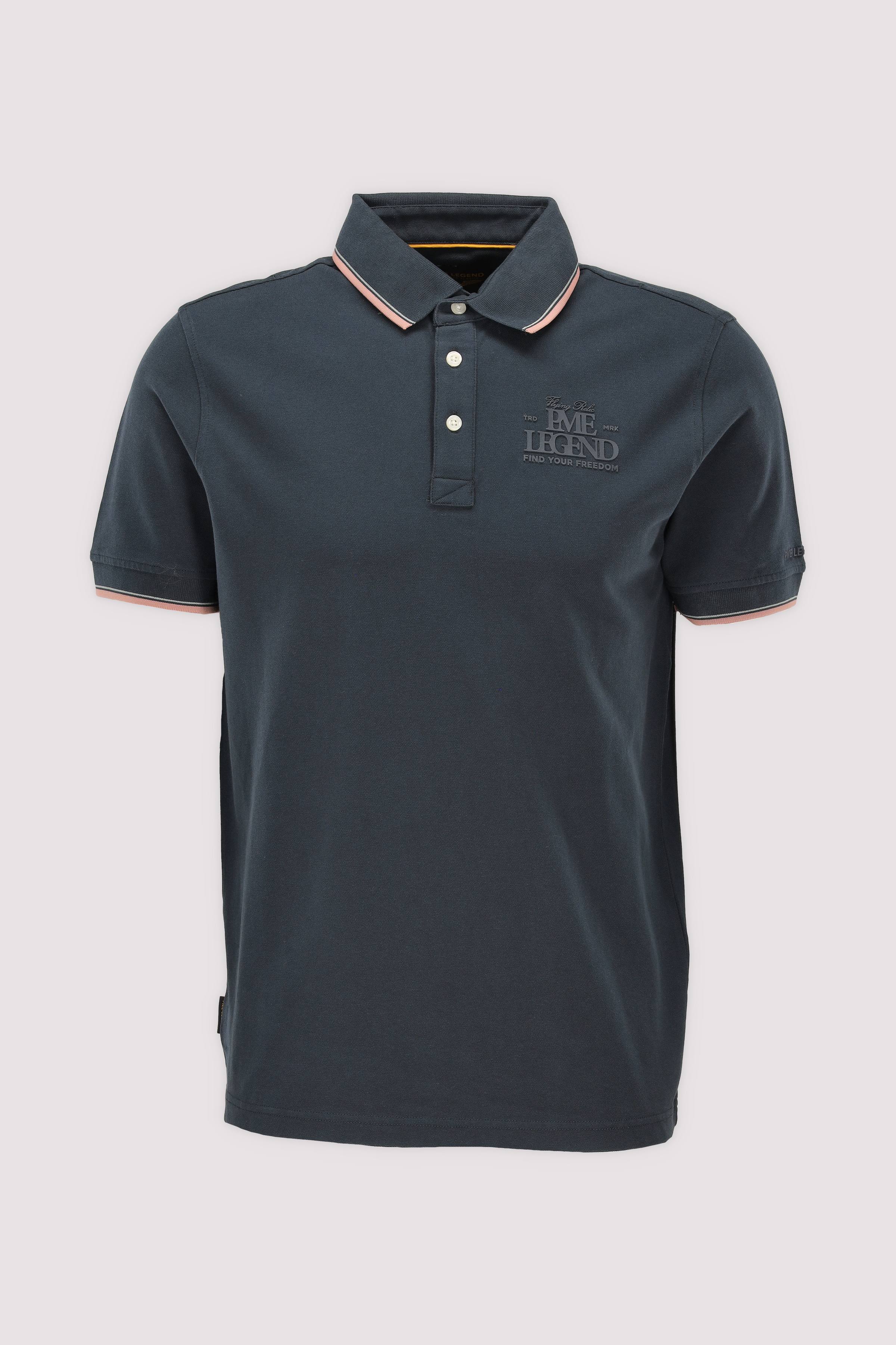 Short sleeve polo stretch piqu