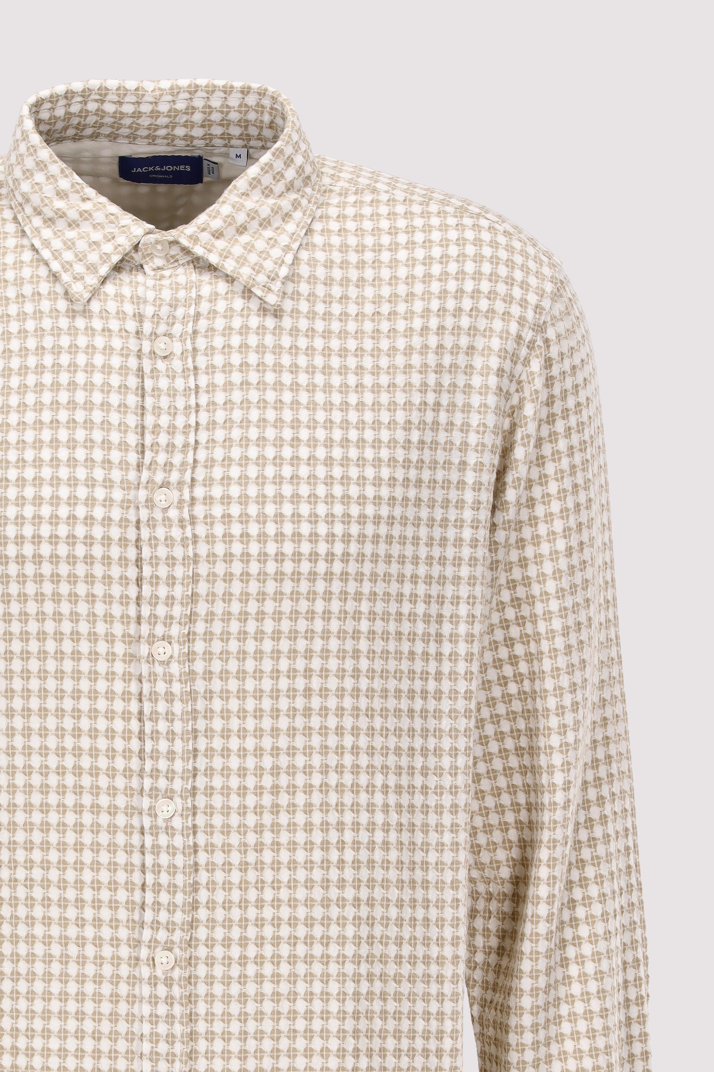 Jack and Jones - JORJOSHUA DOBBY CHECK SHIRT LS Jack and Jones - JORJOSHUA DOBBY CHECK SHIRT LS