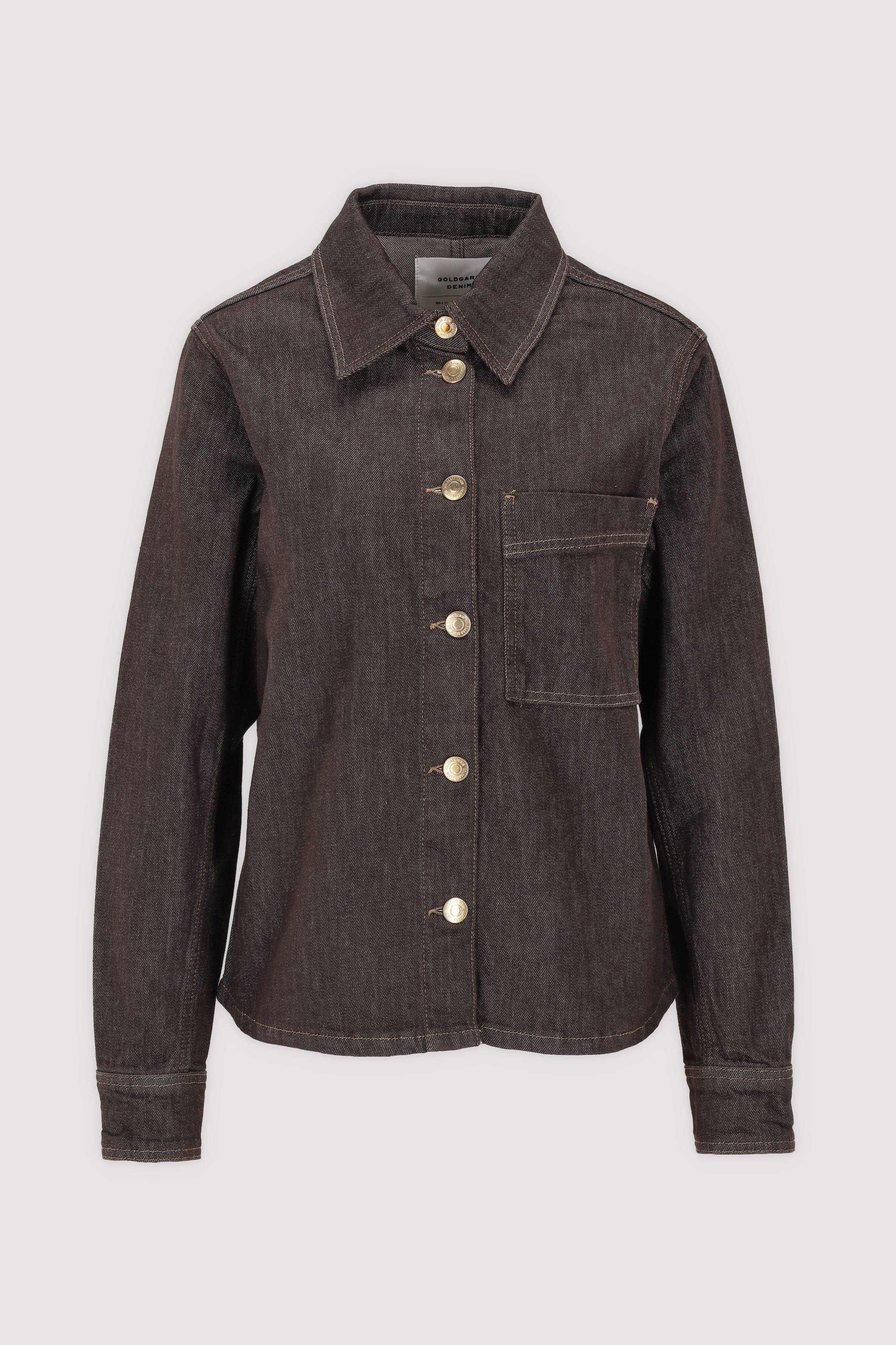 GoldGarn Damen Jeansjacke Braun