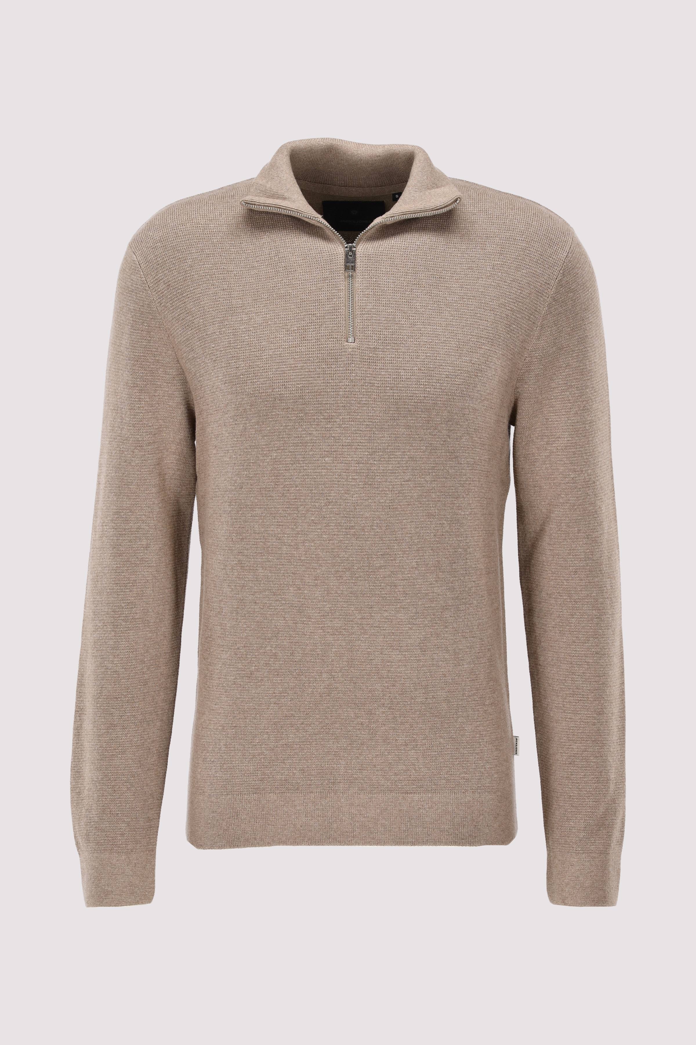 Jack and Jones - JPRCCMILANO STITCH KNIT HALF Z Jack and Jones - JPRCCMILANO STITCH KNIT HALF Z