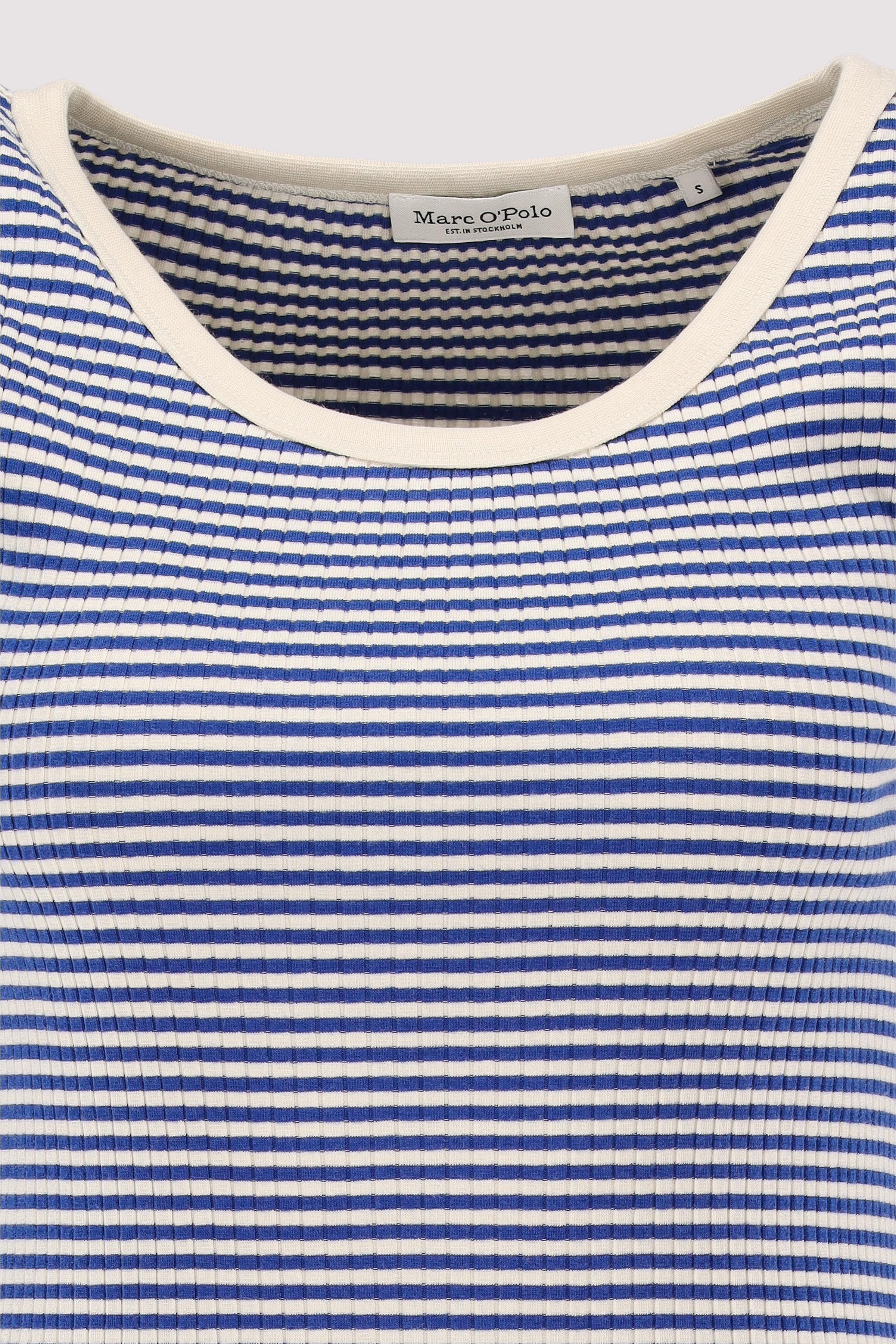 Marc O´Polo International - Top, rib, round neck, striped Marc O´Polo International - Top, rib, round neck, striped