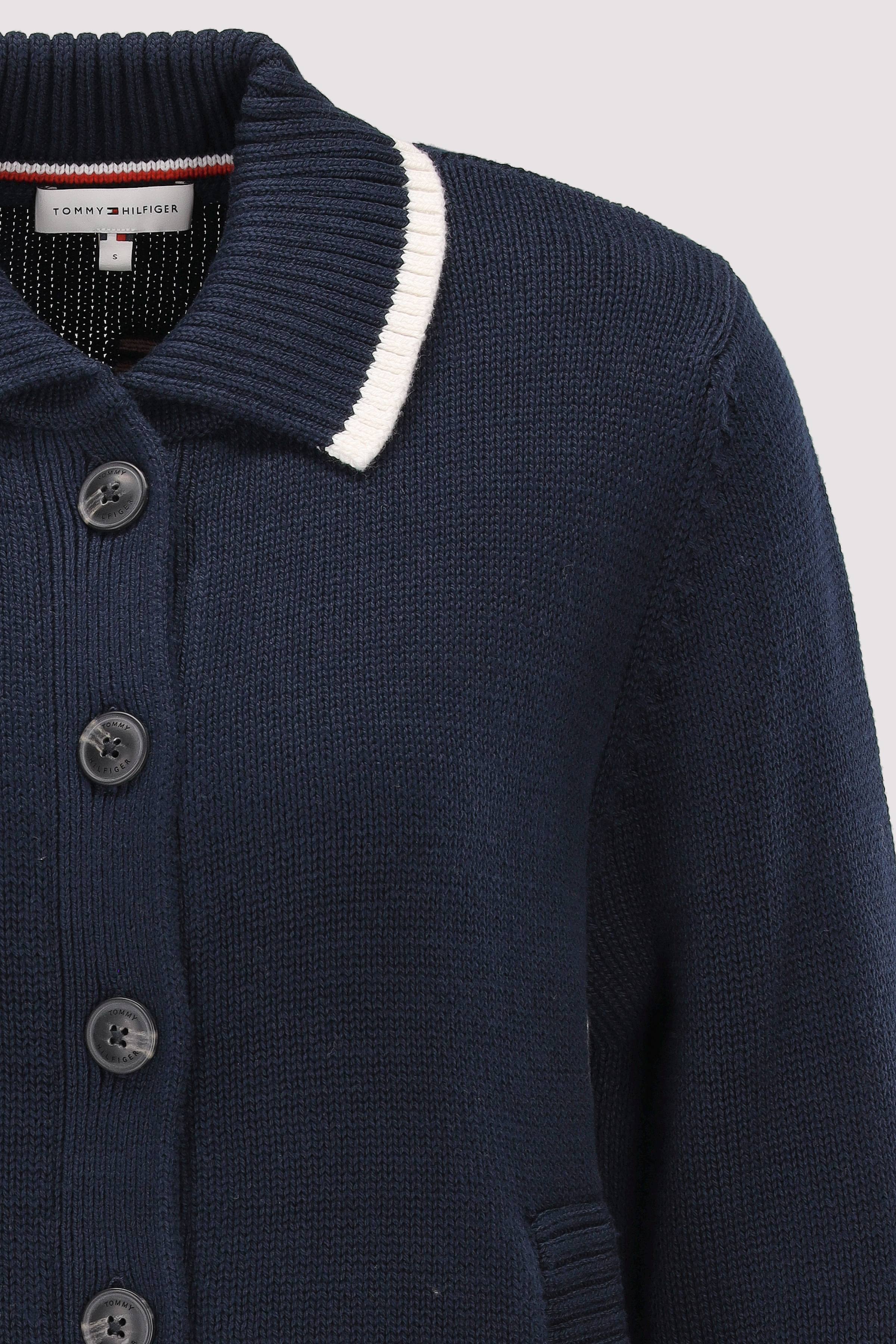 Tommy Hilfiger - Tommy Hilfiger Strickjacke Blau