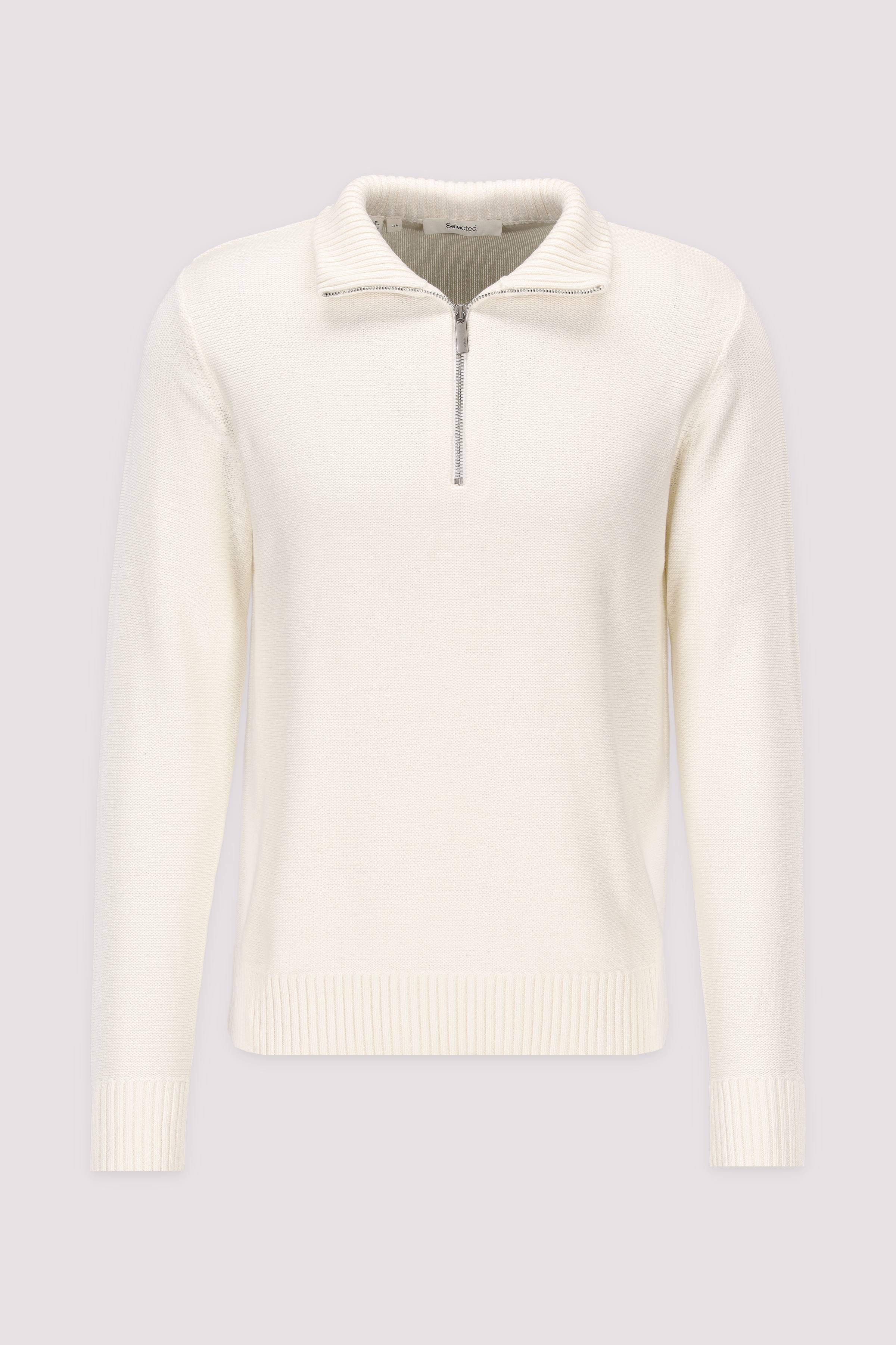 SLHAXEL LS KNIT HALF ZIP
