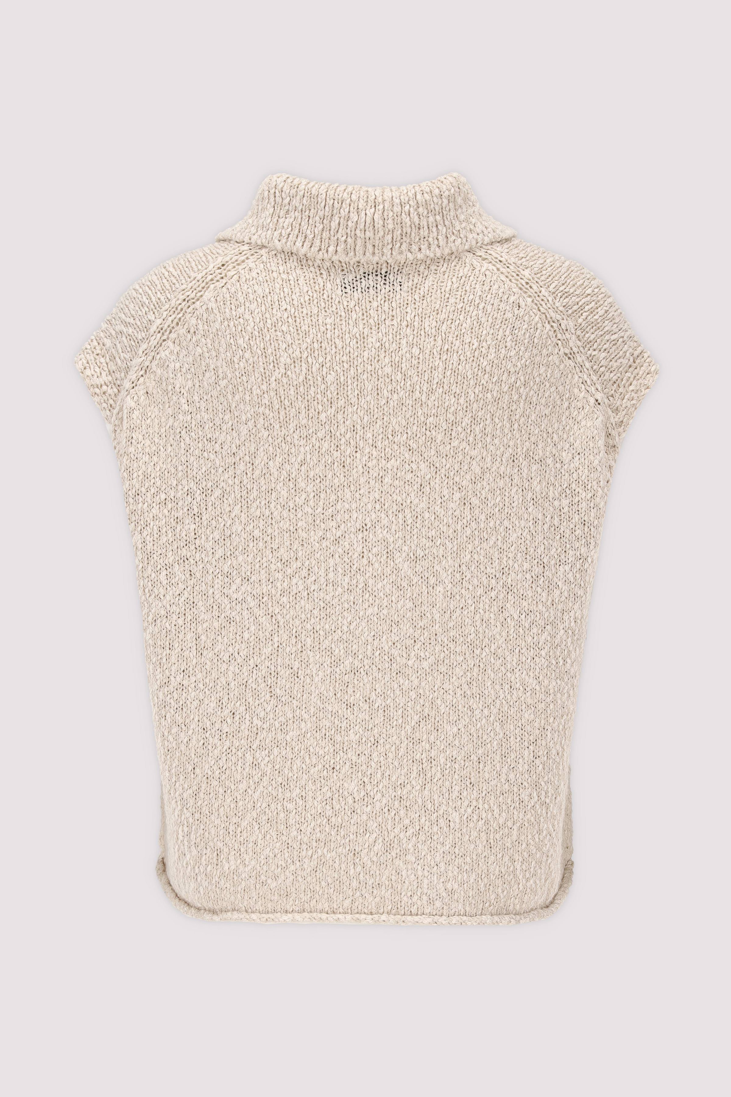 Knit Pullovers Sleeveless