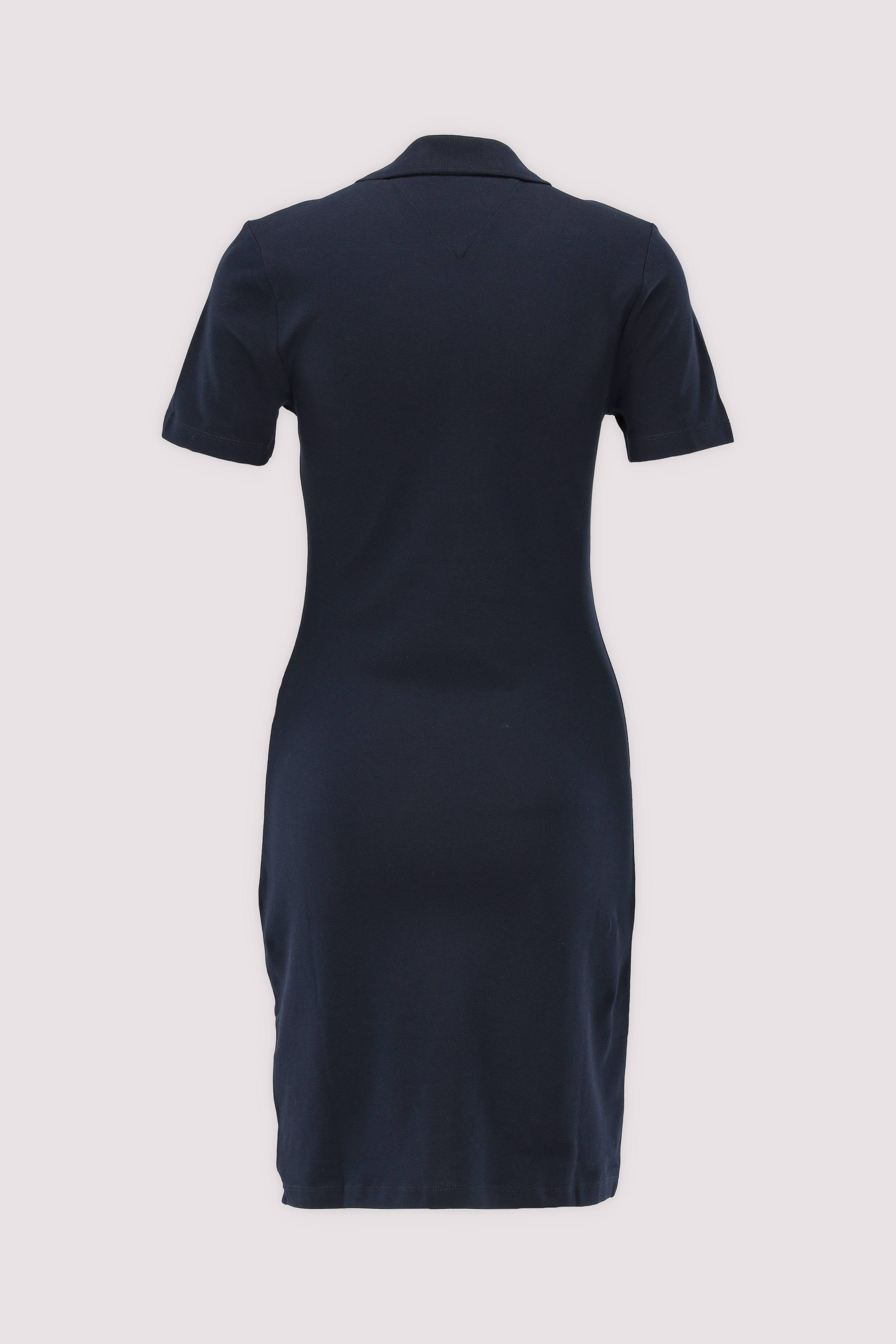 SLIM OPEN NK POLO DRESS SS