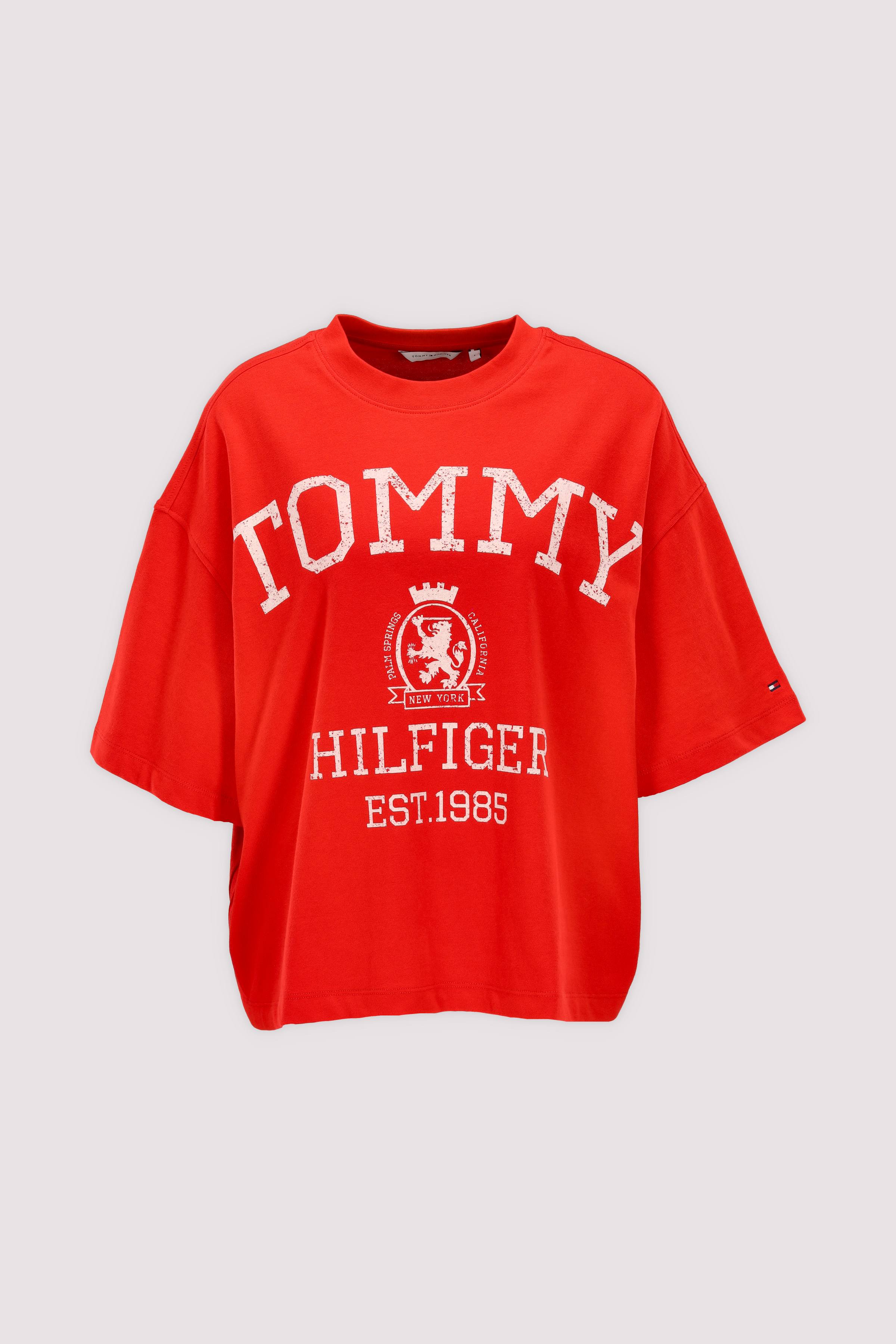 Tommy Hilfiger Damen T‑Shirt Rot