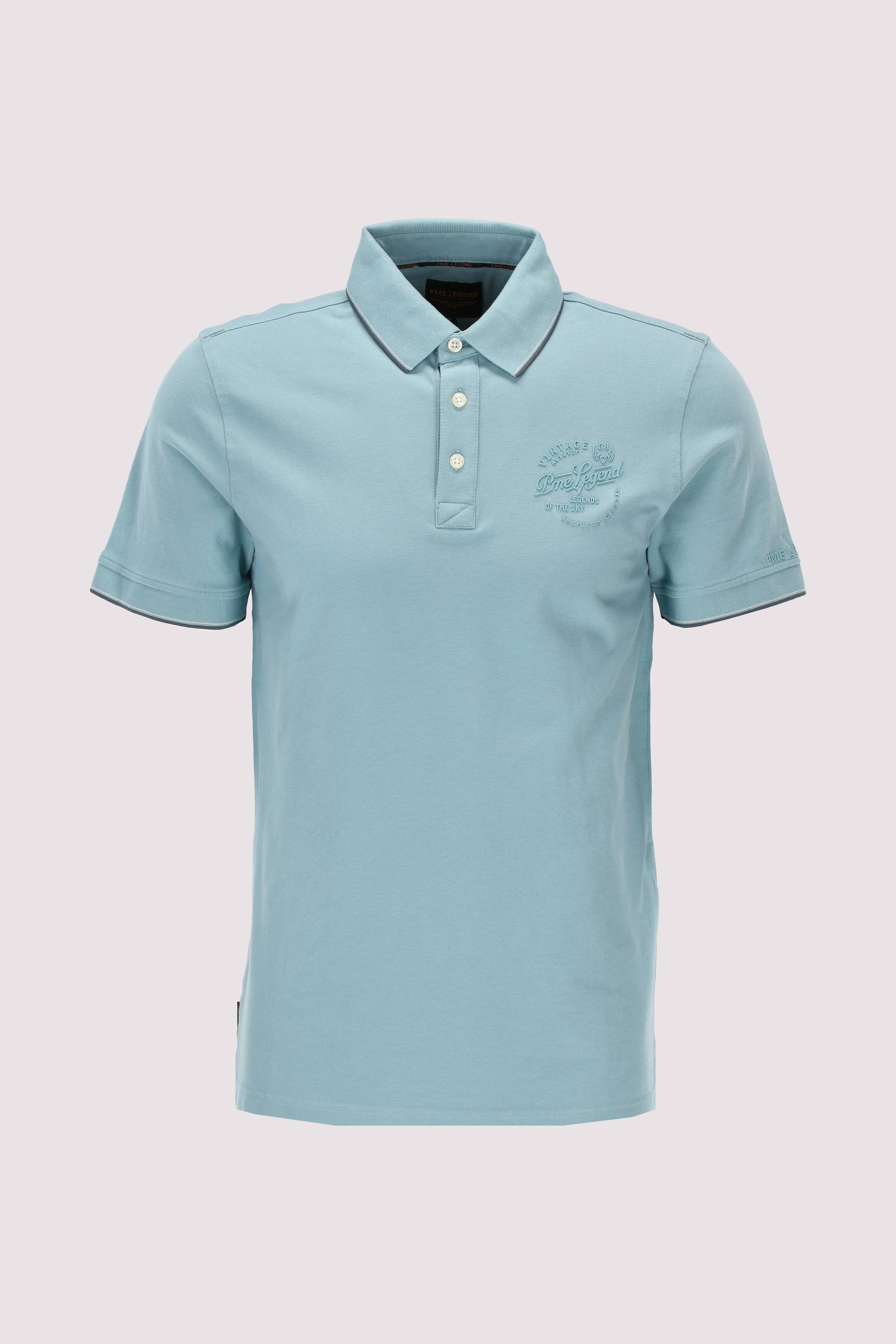 Short sleeve polo stretch piqu