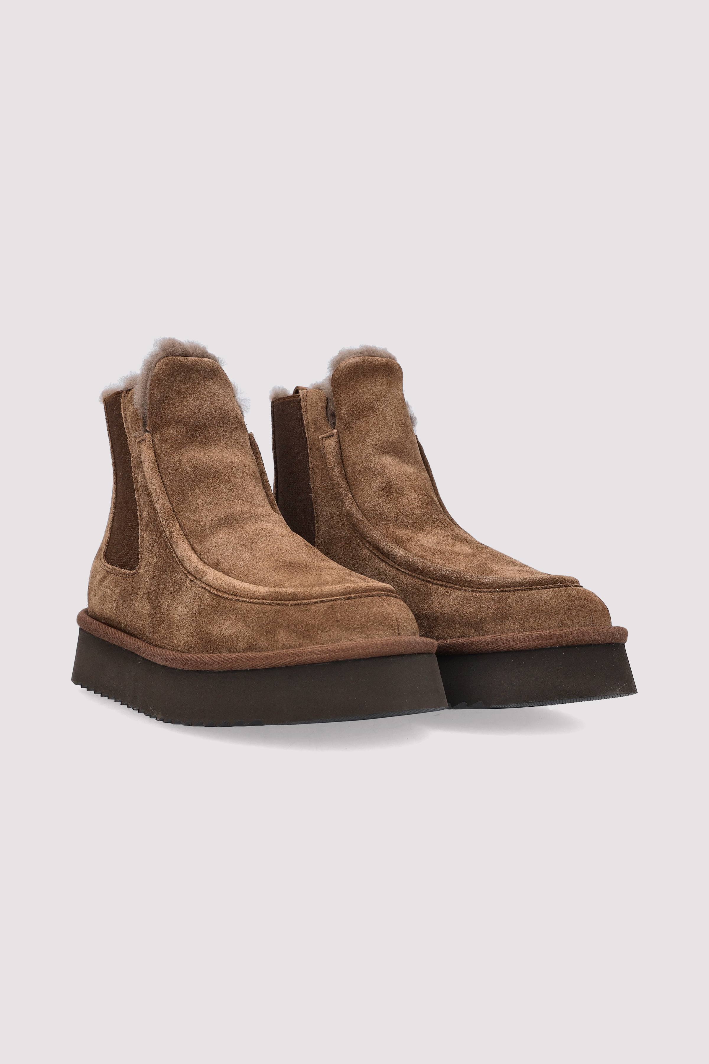 Copenhagen - Copenhagen Damen-Boot Suede Mokka