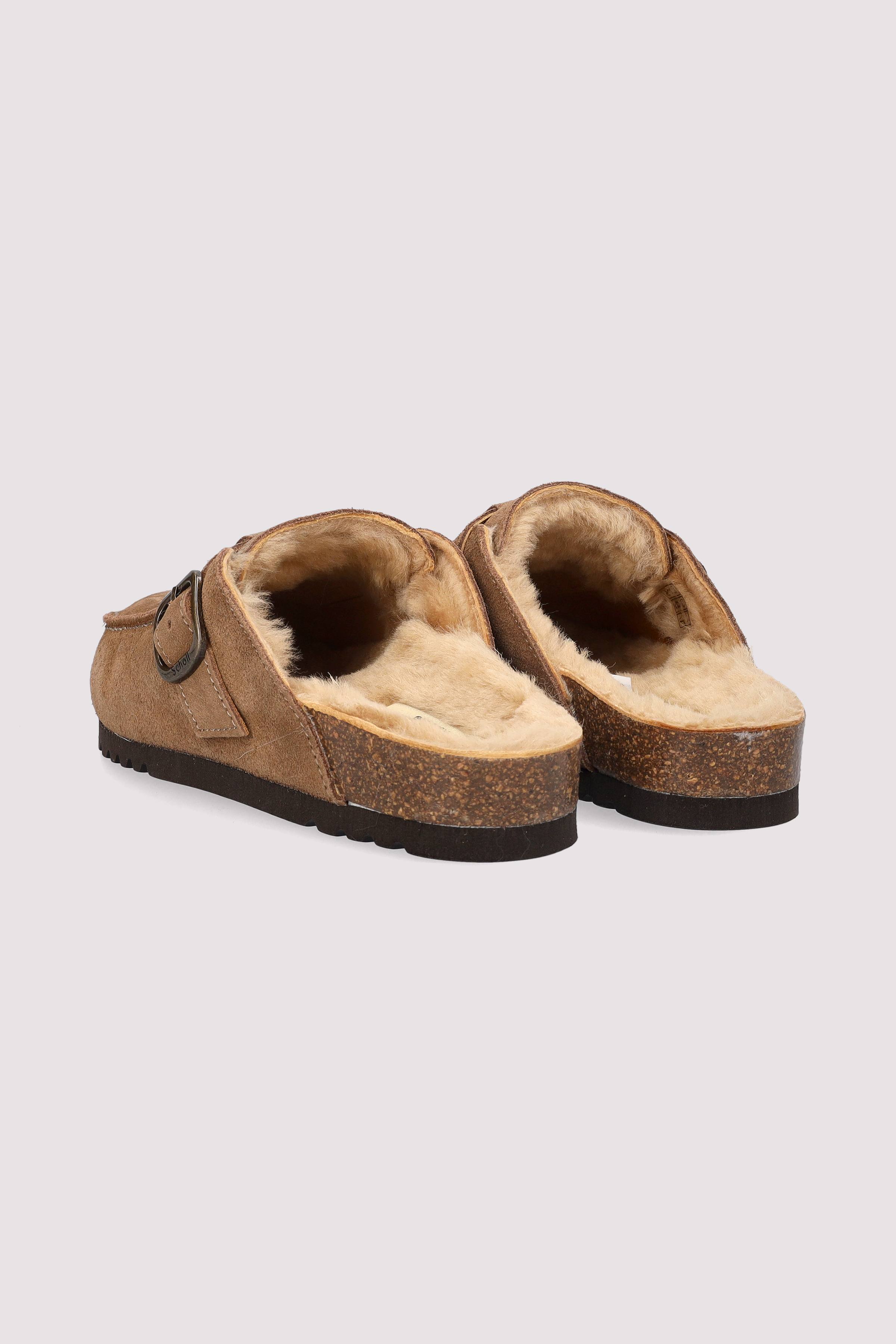 Scholl - Flache Scholl Sandale aus Leder